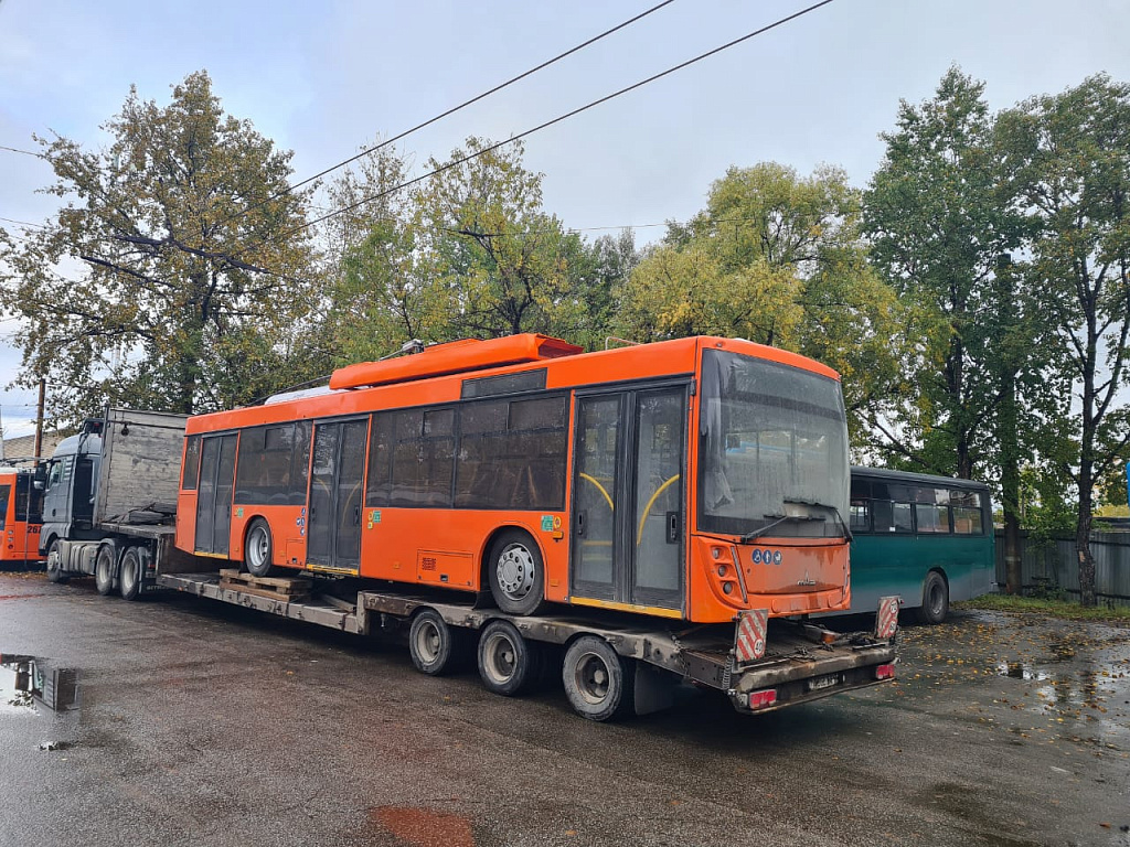 Пять новых троллейбусов прибыли в Хабаровск из Белоруссии