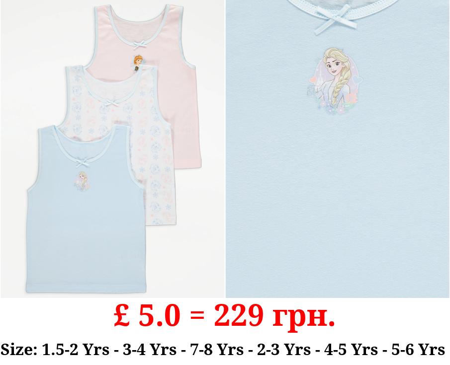 Disney Frozen Character Blue Vests 3 Pack