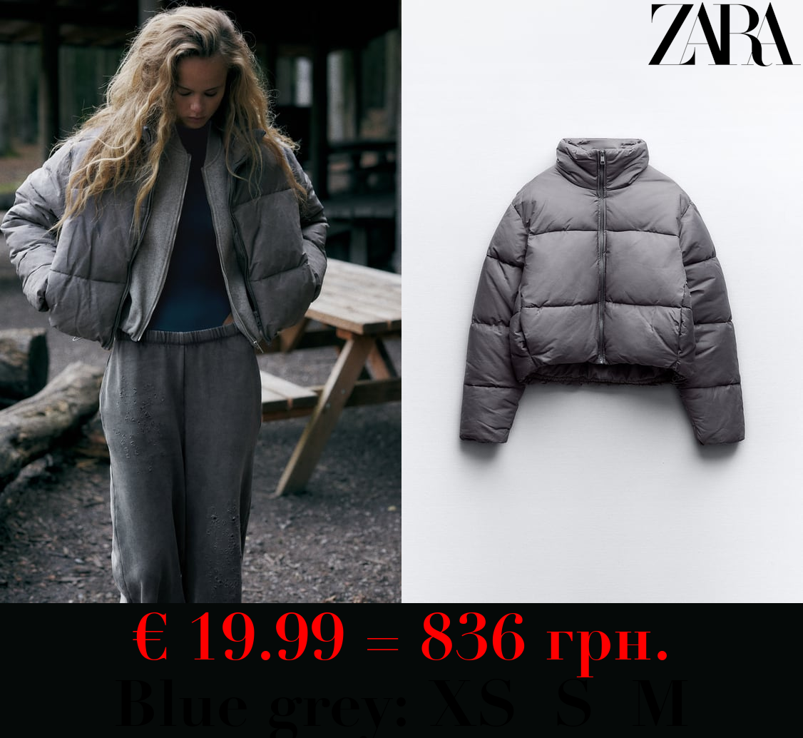 FADED-EFFECT PUFFER ANORAK