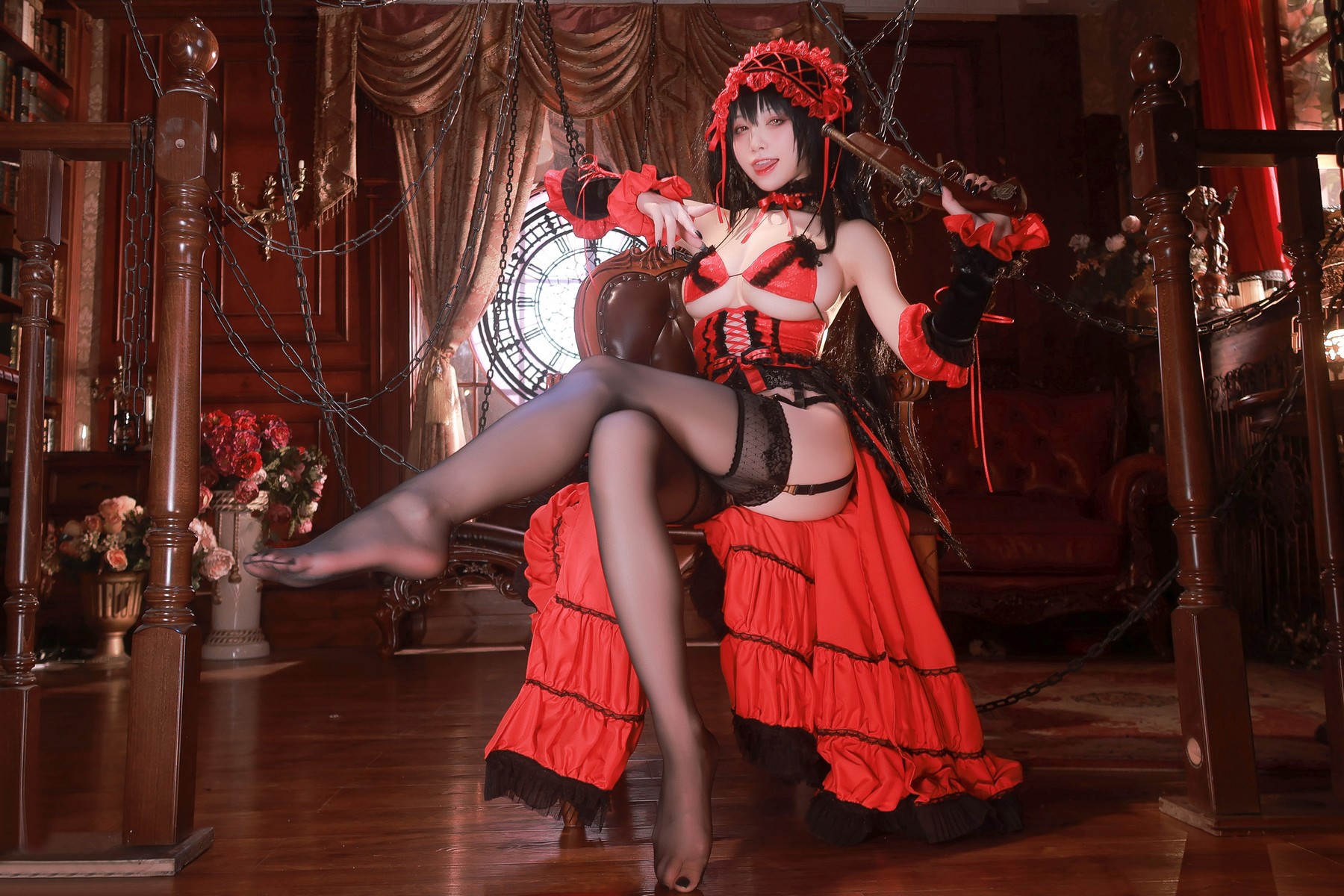 水淼aqua Cosplay 时崎狂三 26