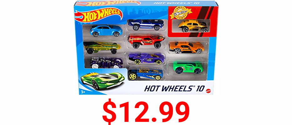 Hot Wheels 10-Pack (Styles May Vary) [Amazon Exclusive]