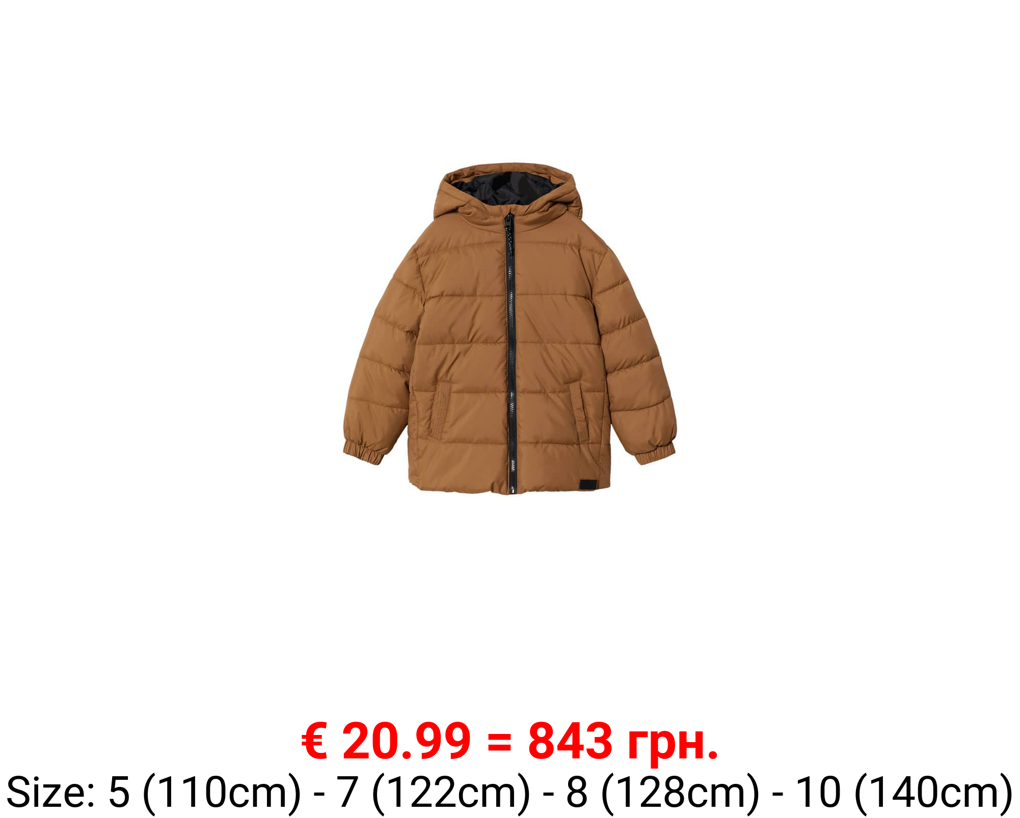 Anorak acolchado capucha