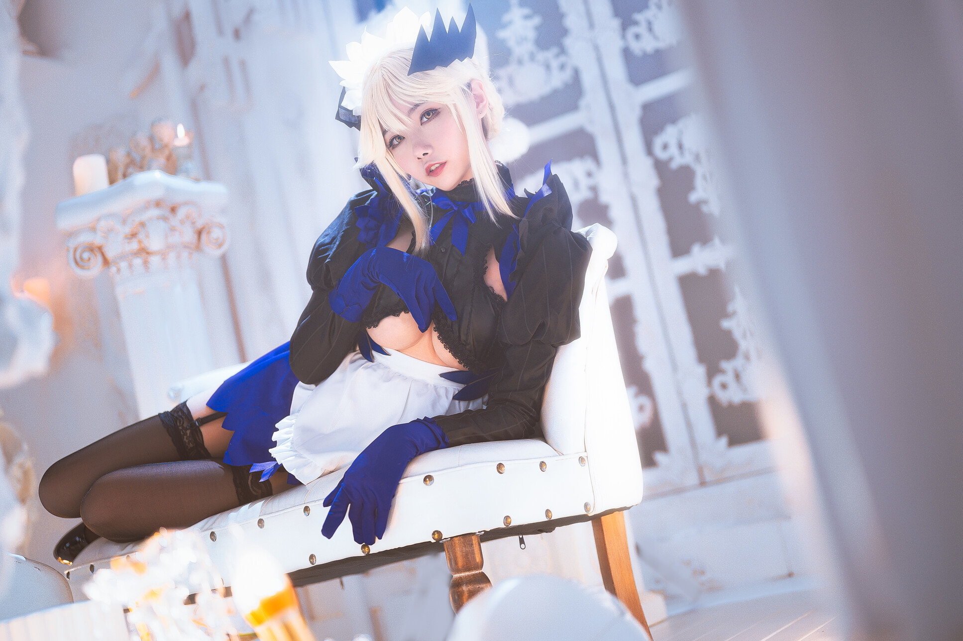 [Momoko葵葵] Artoria Pendragon Alter 黑枪呆女仆 2