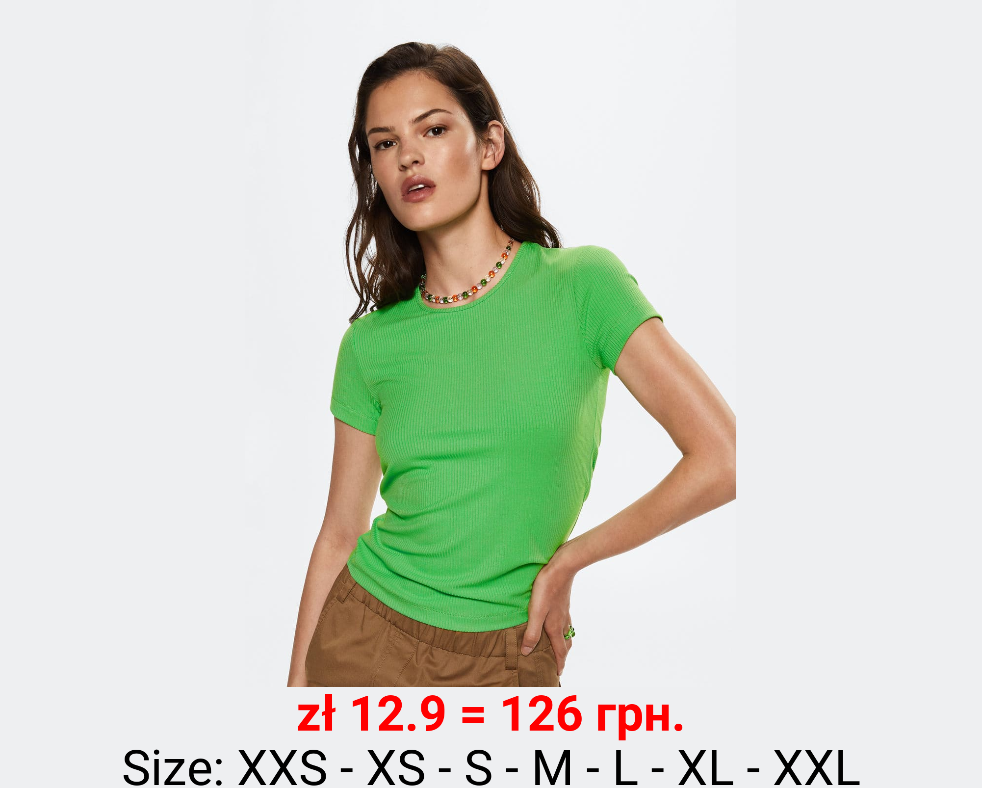 Camiseta básica escote redondo