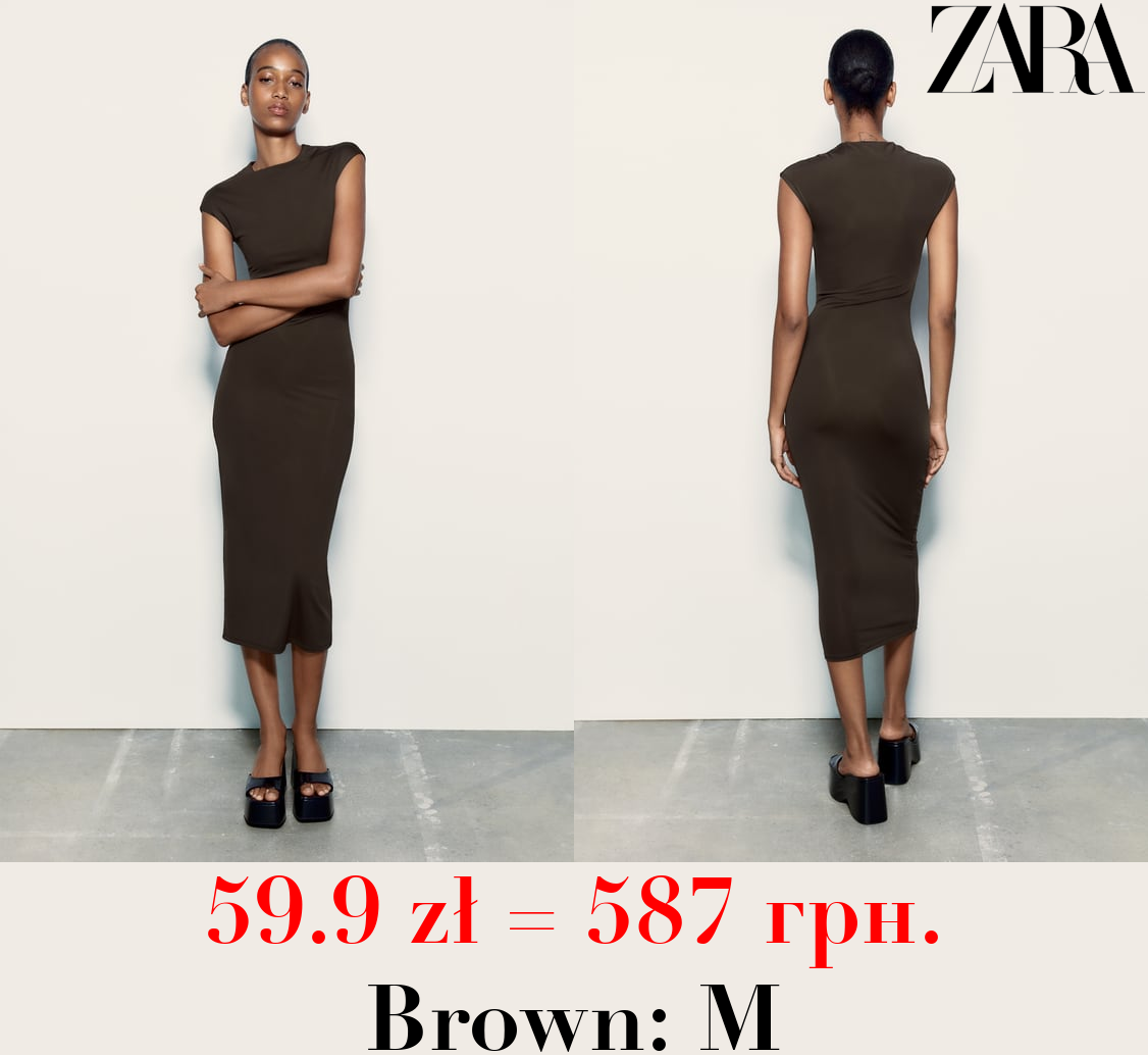 POLYAMIDE MIDI DRESS