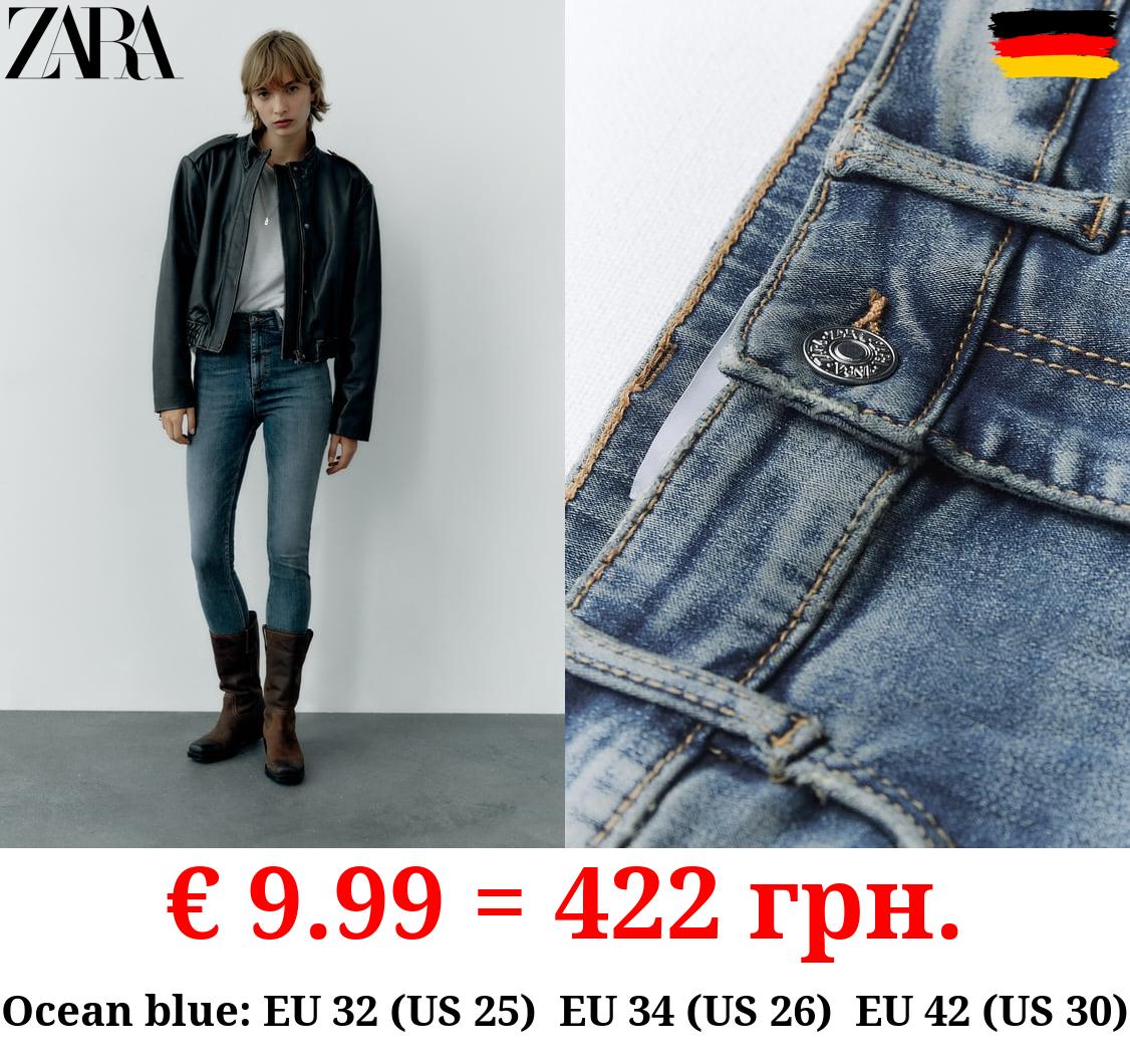 HIGH-WAIST SKINNY SCULPT TRF JEANS