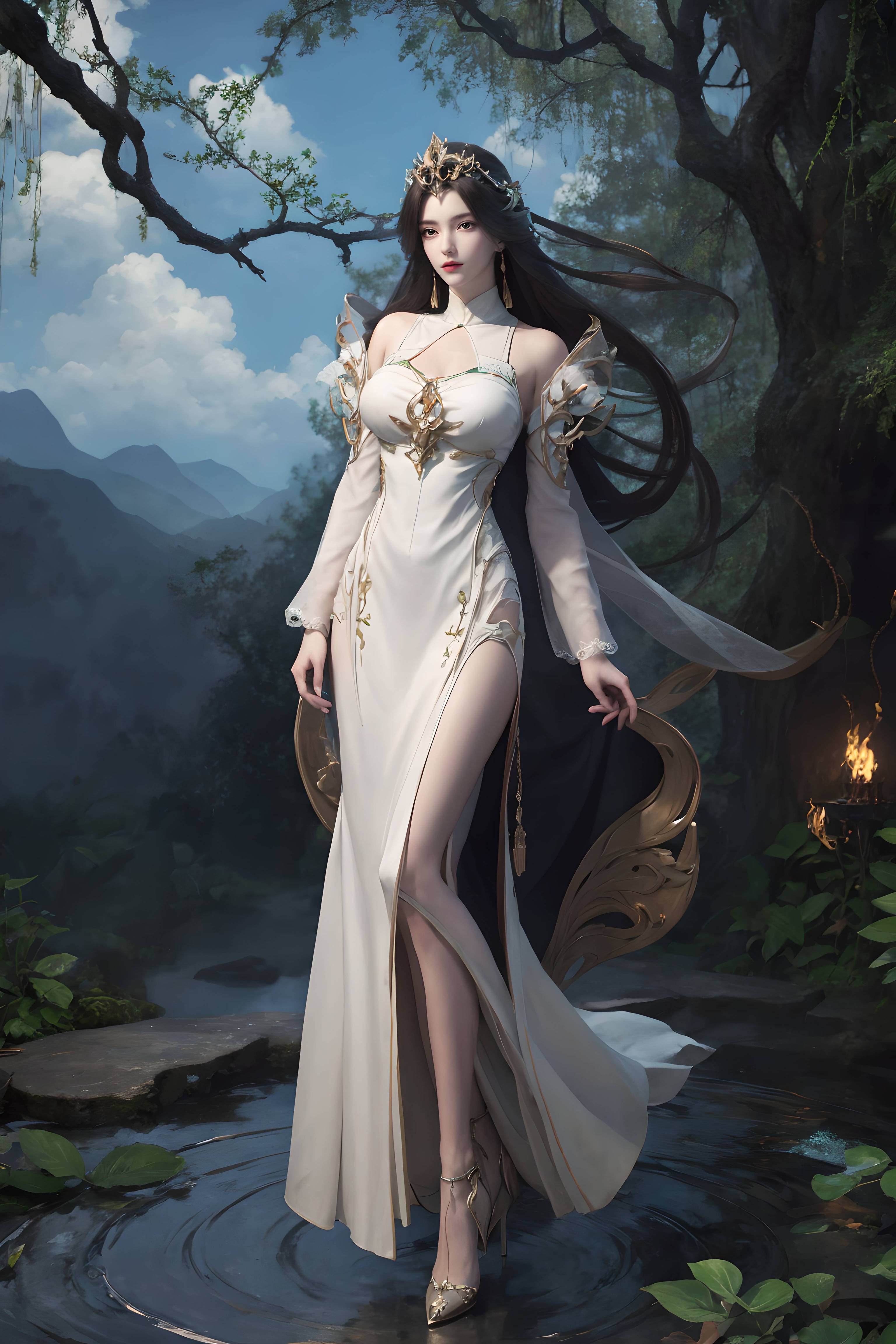 图片[7]-完美世界-柳神 长裙写真-六色网