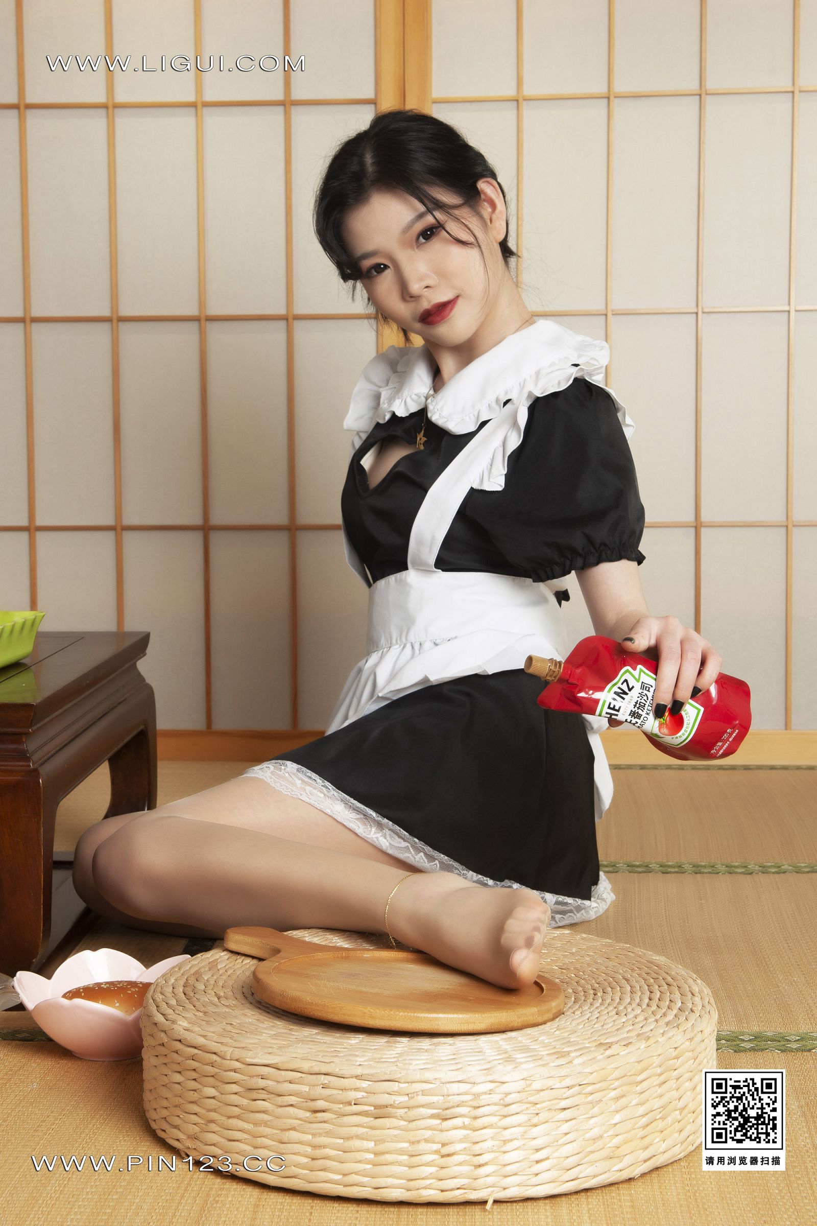 图片[25]-[Ligui丽柜]2023.04.24 《肉丝汉堡》 橙子-六色网