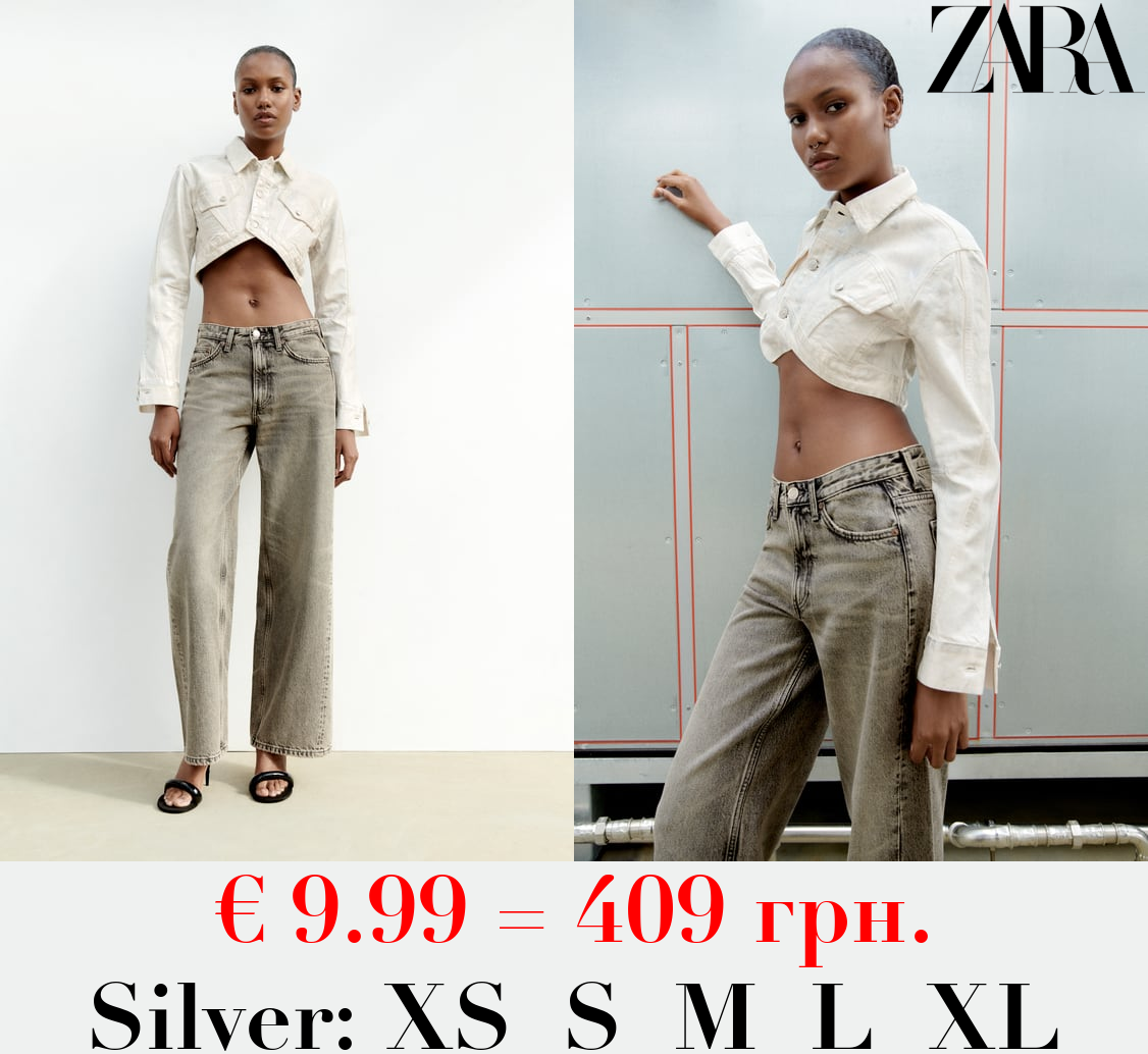 METALLIC CROPPED JACKET