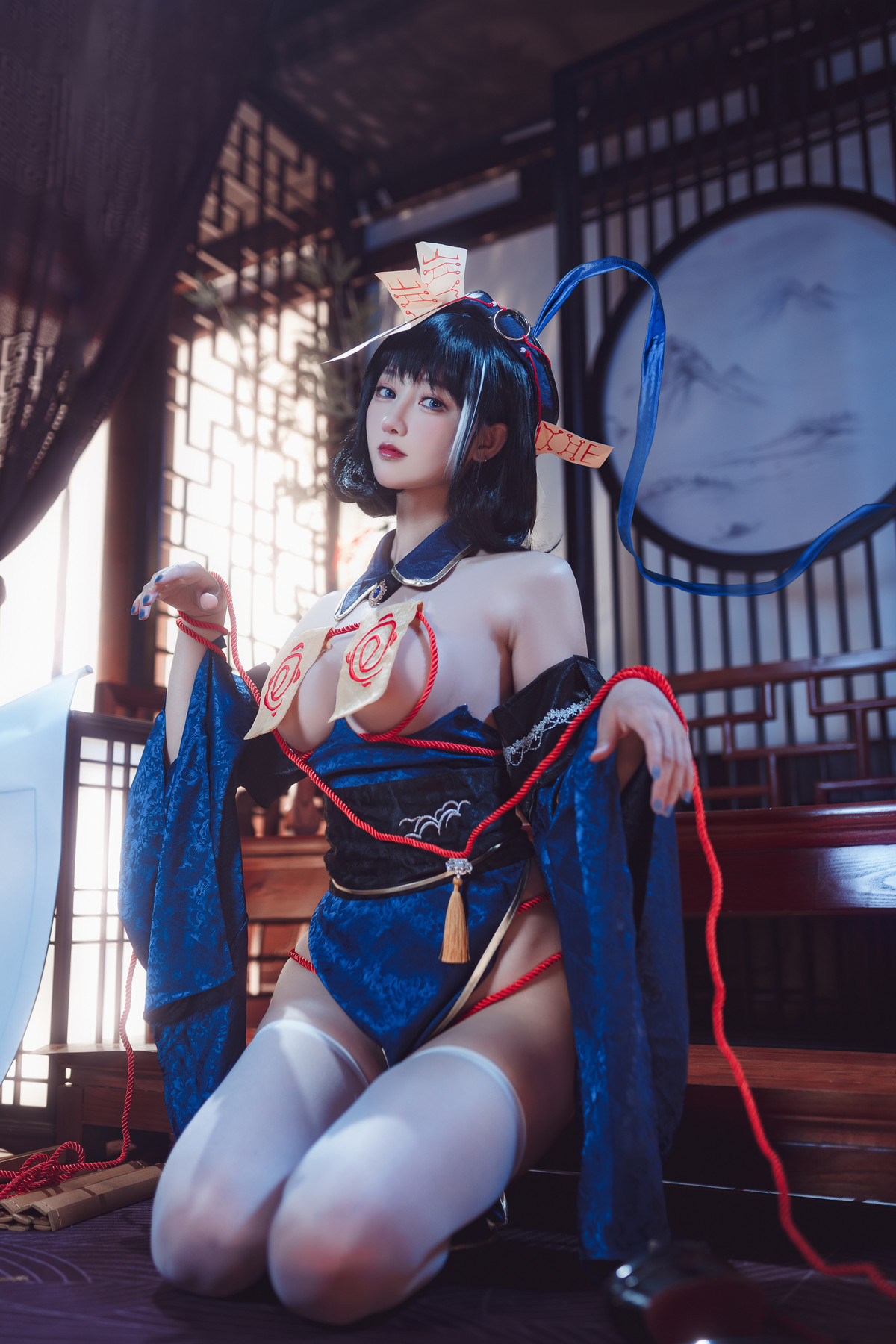 Cosplay 羽生三未 华甲欢庆僵尸三未全 18