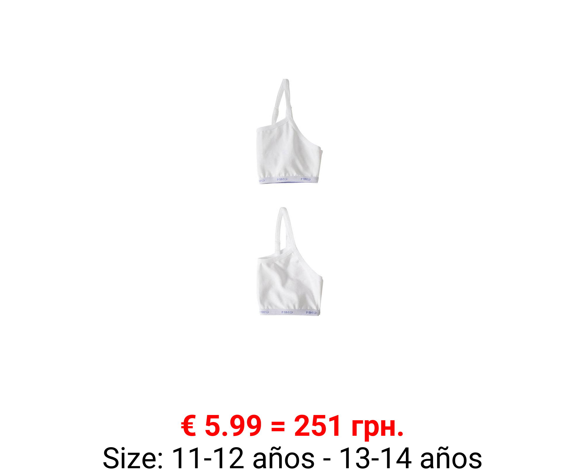 Pack 2 tops algodón