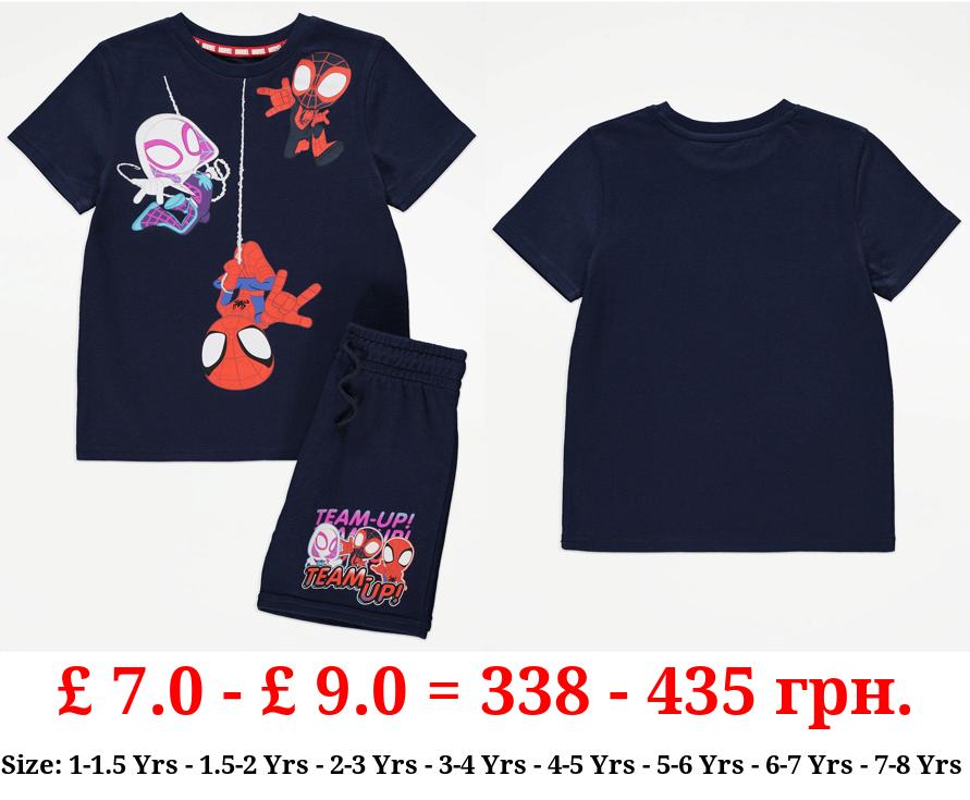 Marvel Spidey & Friends T-Shirt and Shorts Outfit