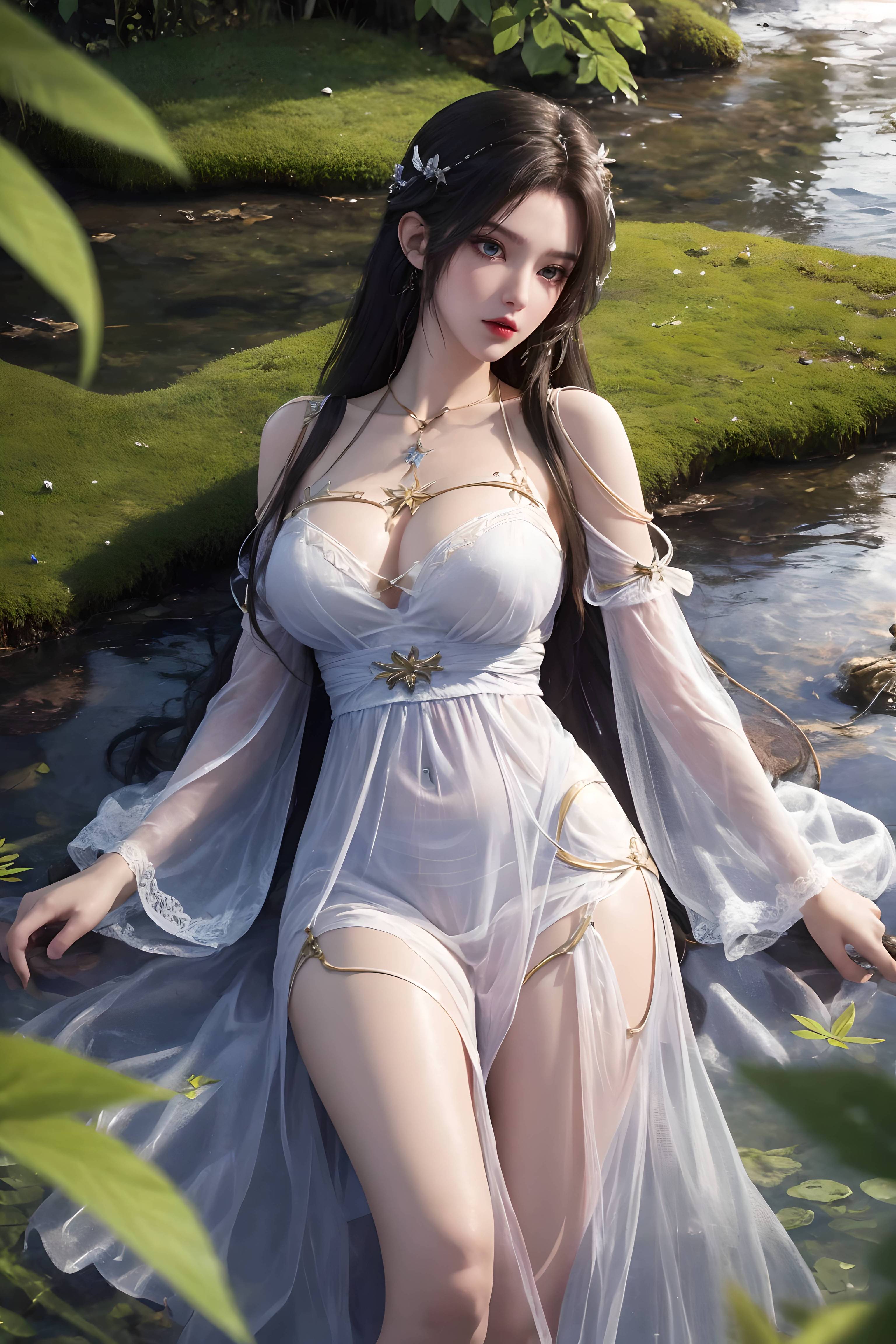 完美世界-清漪 户外白色薄纱0401-六色网