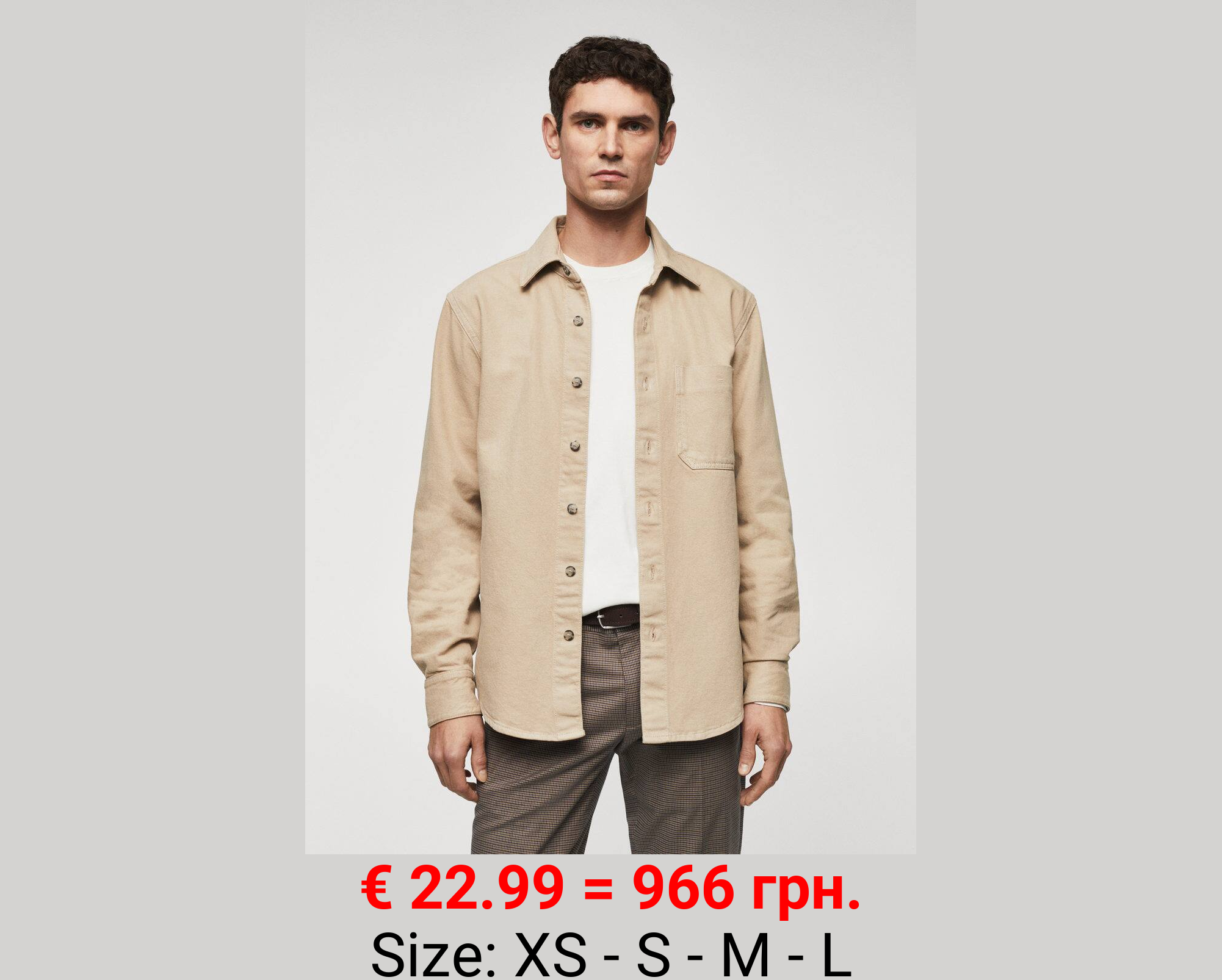 Sobrecamisa vaquera bolsillos