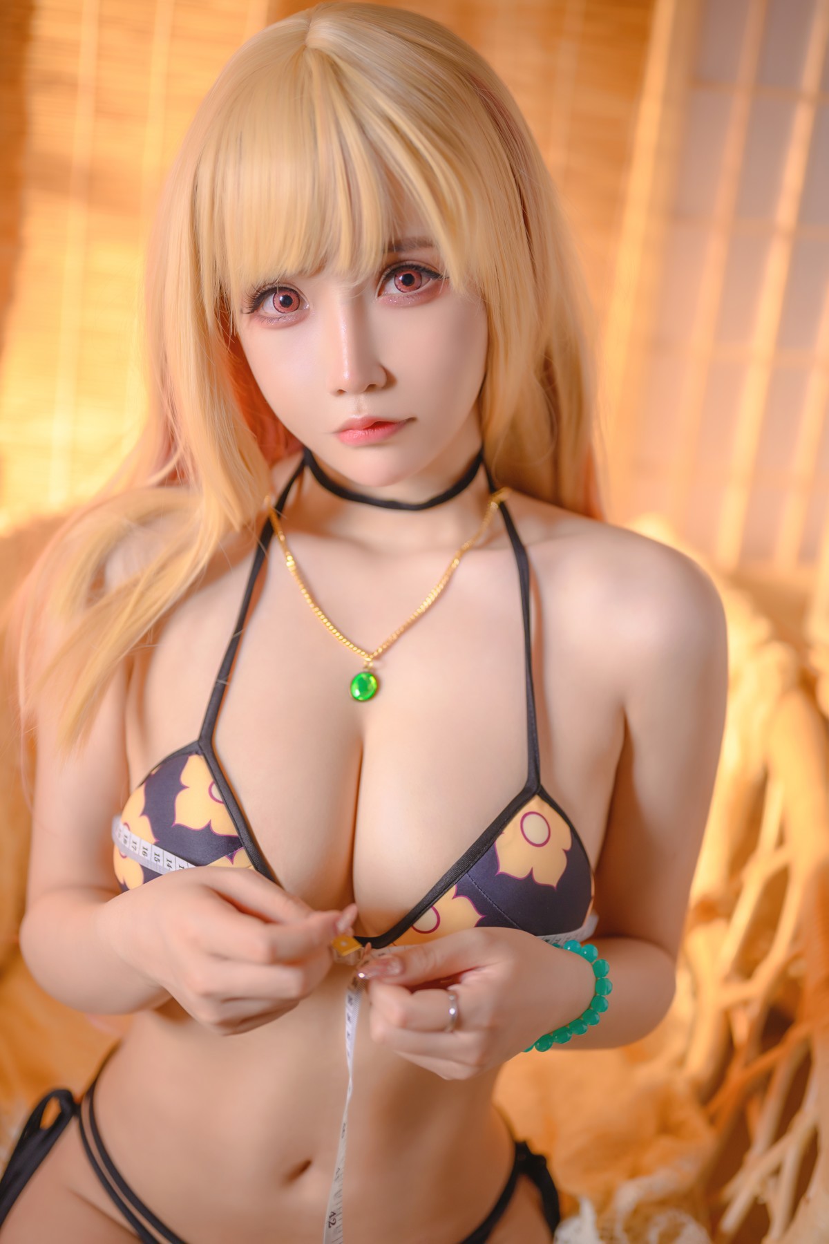 抱走莫子 Cosplay 喜多川泳装 27