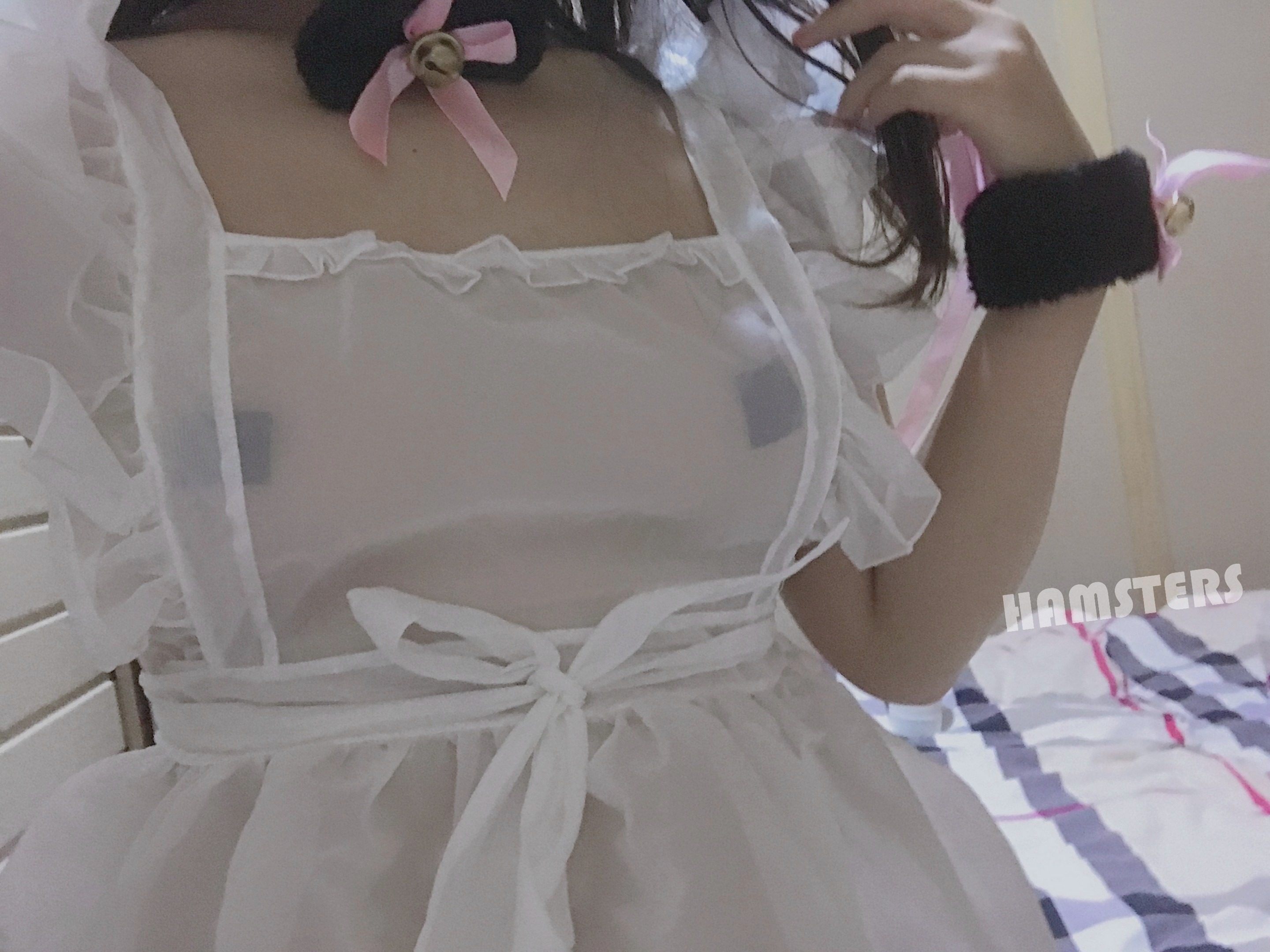 COS妹子仓鼠姬 - 白丝沐浴 18