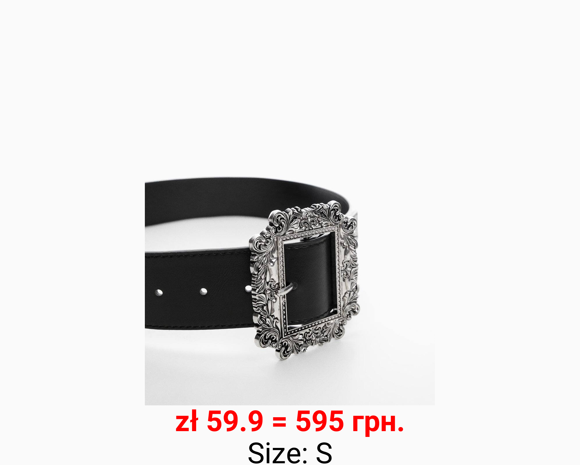 Cinturón hebilla relieve