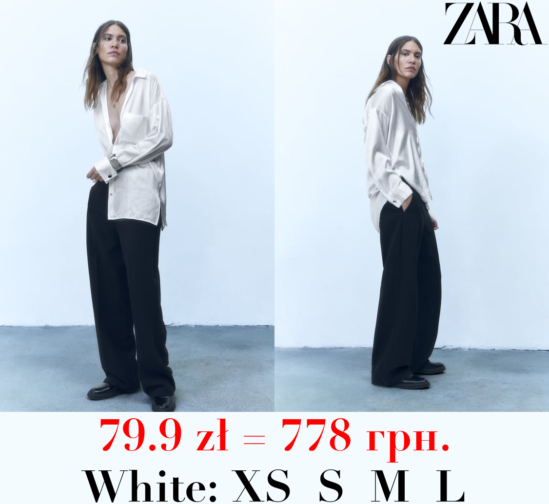 LONG METALLIC STRIPED SHIRT