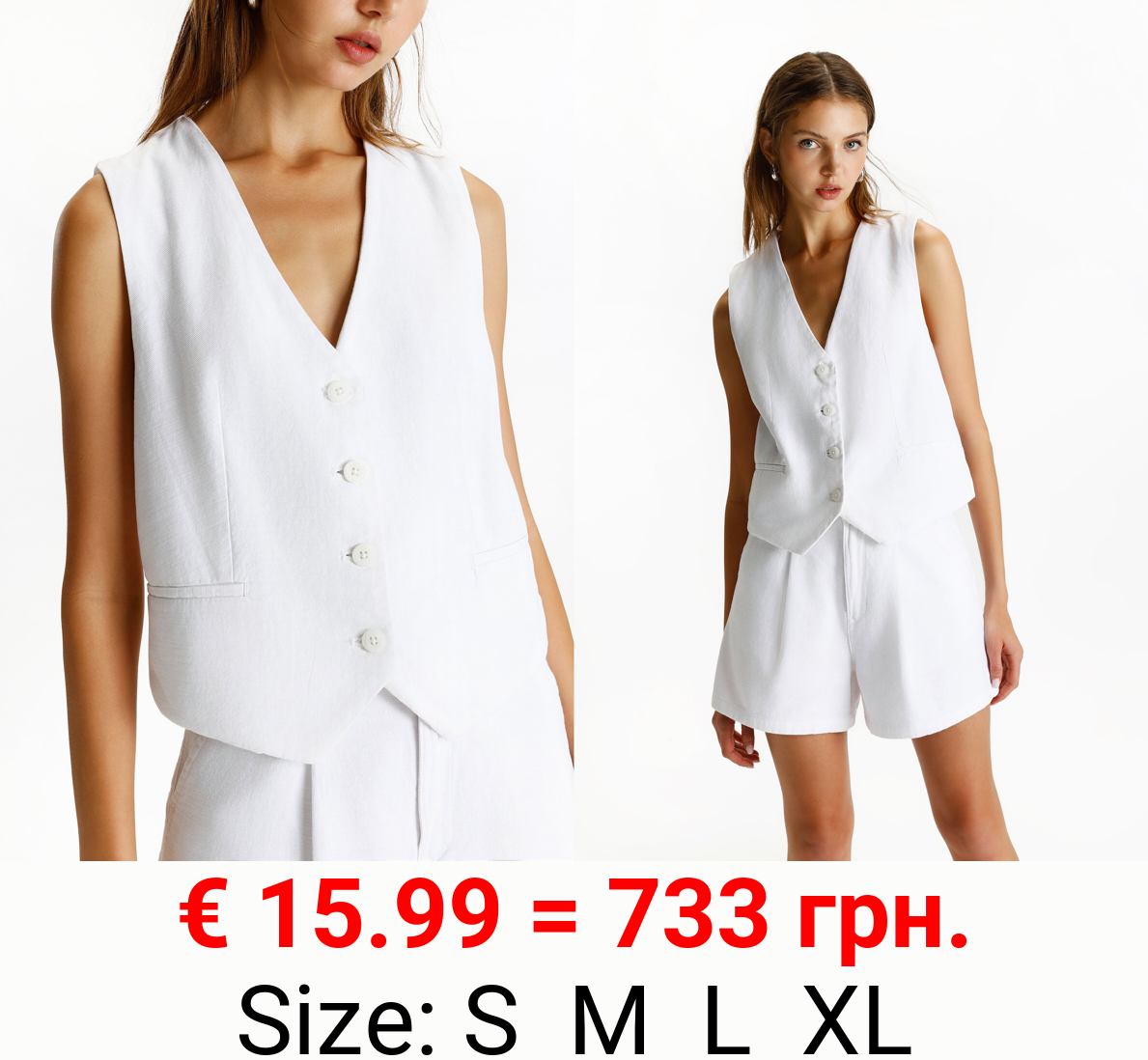 Lightweight denim waistcoat