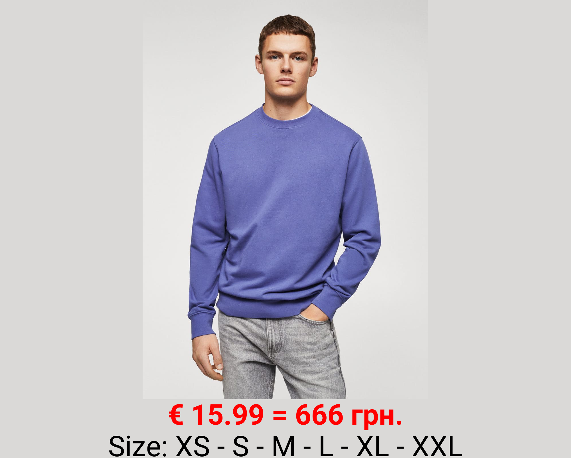 Sudadera ligera algodón