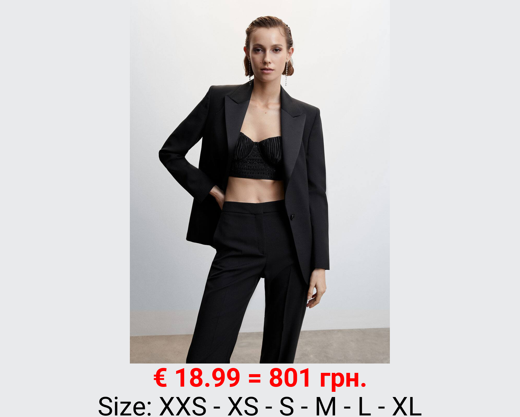 Americana traje solapas satinadas