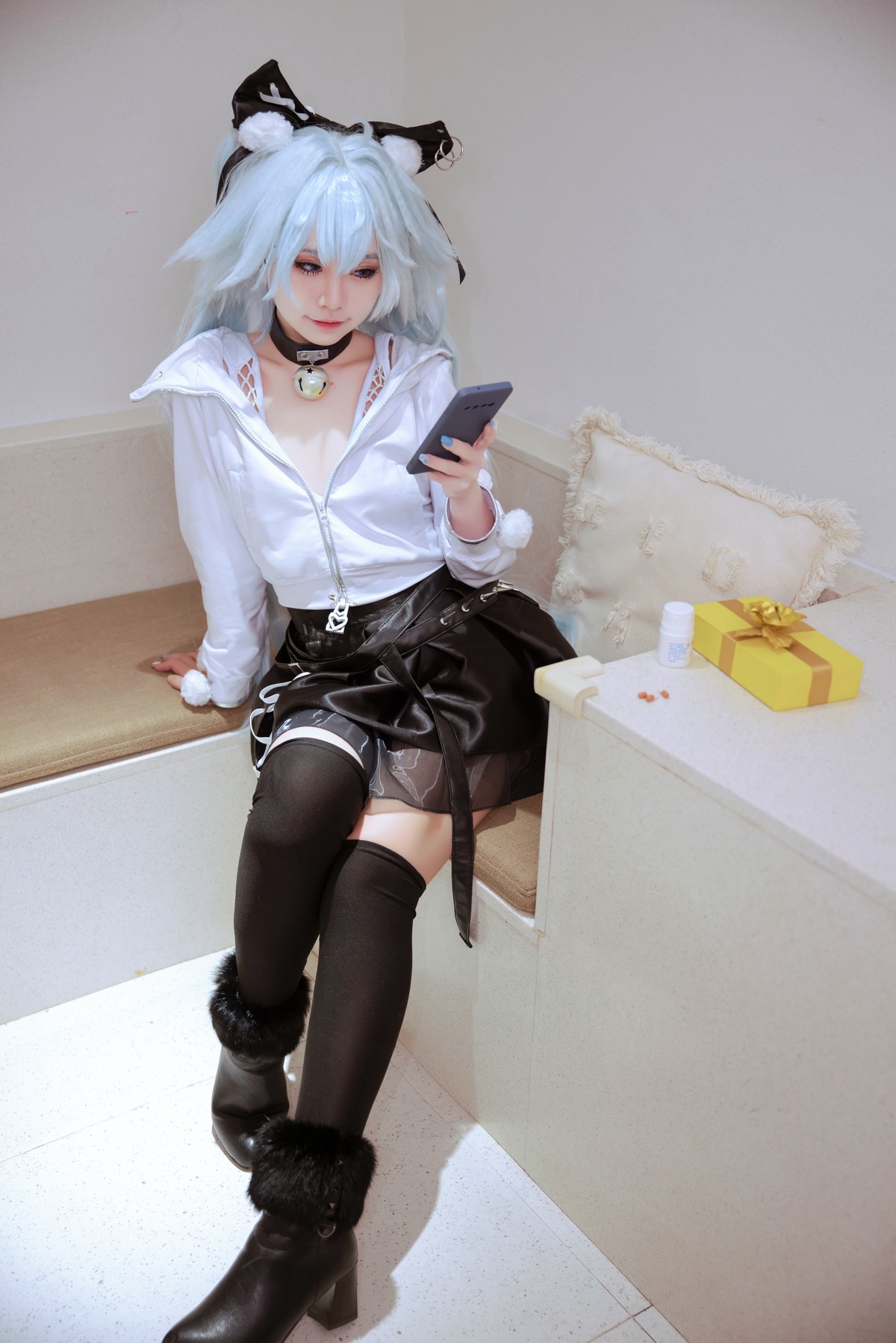 Cosplay G44不会受伤 芙洛伦白情 1