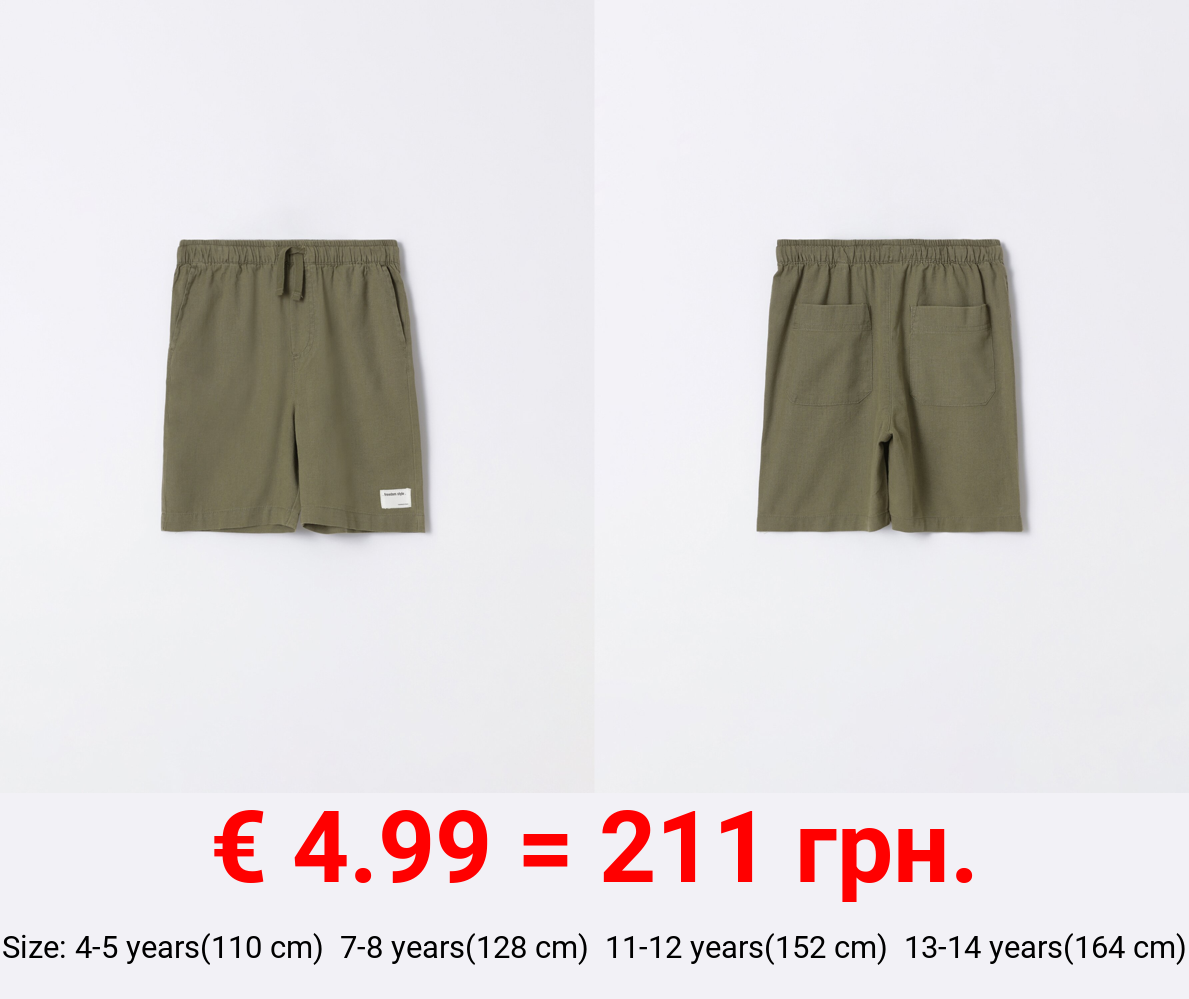 RUSTIC BERMUDA SHORTS