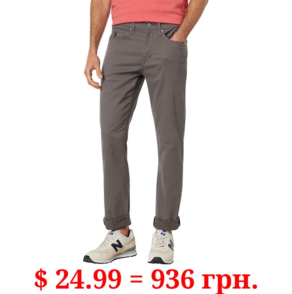 U.S. POLO ASSN. Slim Straight Stretch Five-Pocket Pants