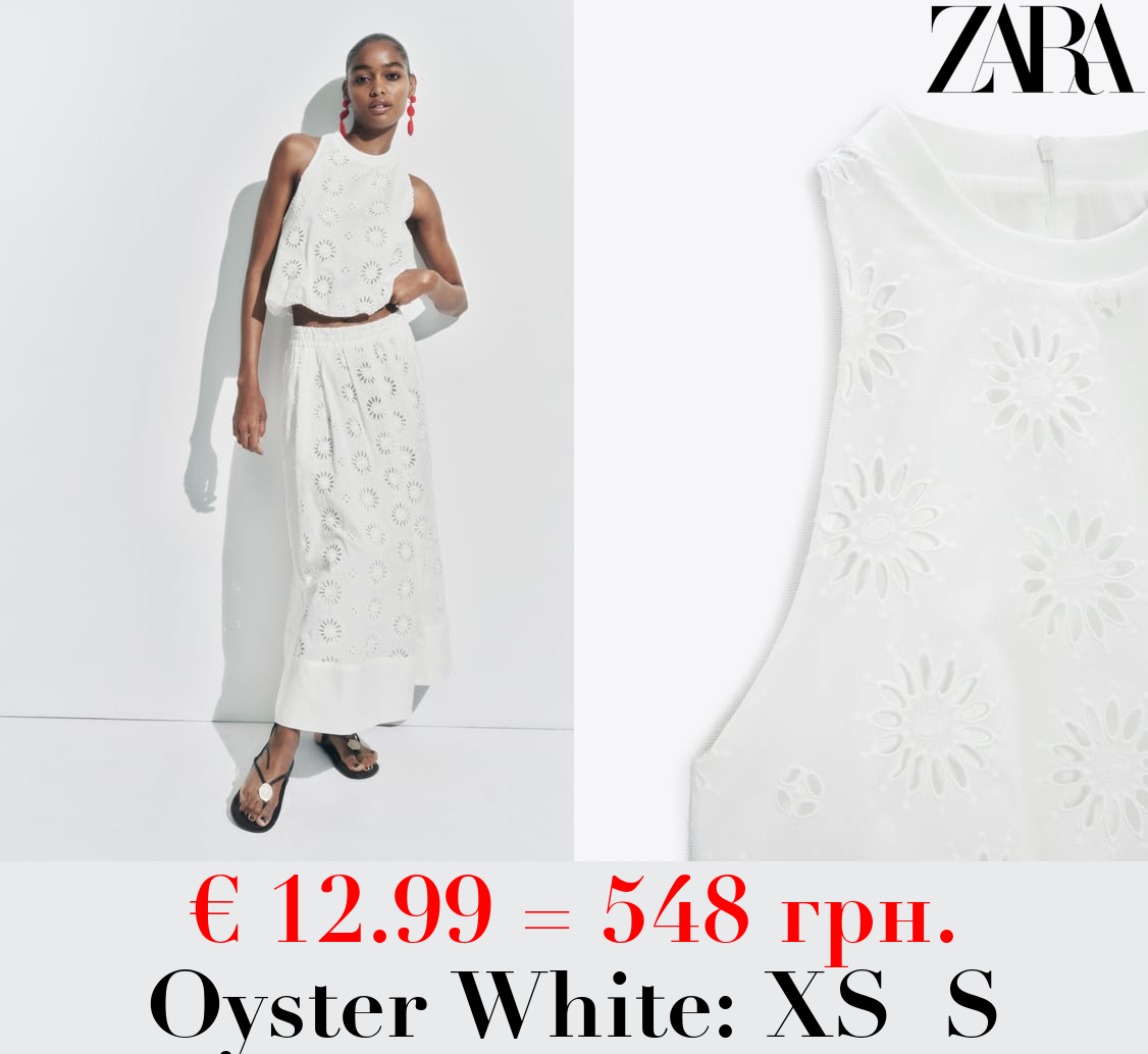 CUTWORK EMBROIDERY TOP