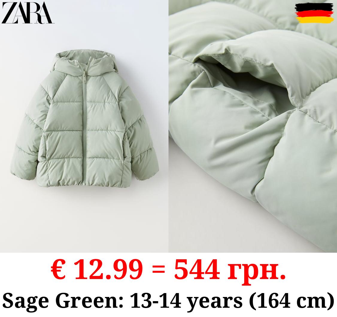 HOODED PUFFER JACKET