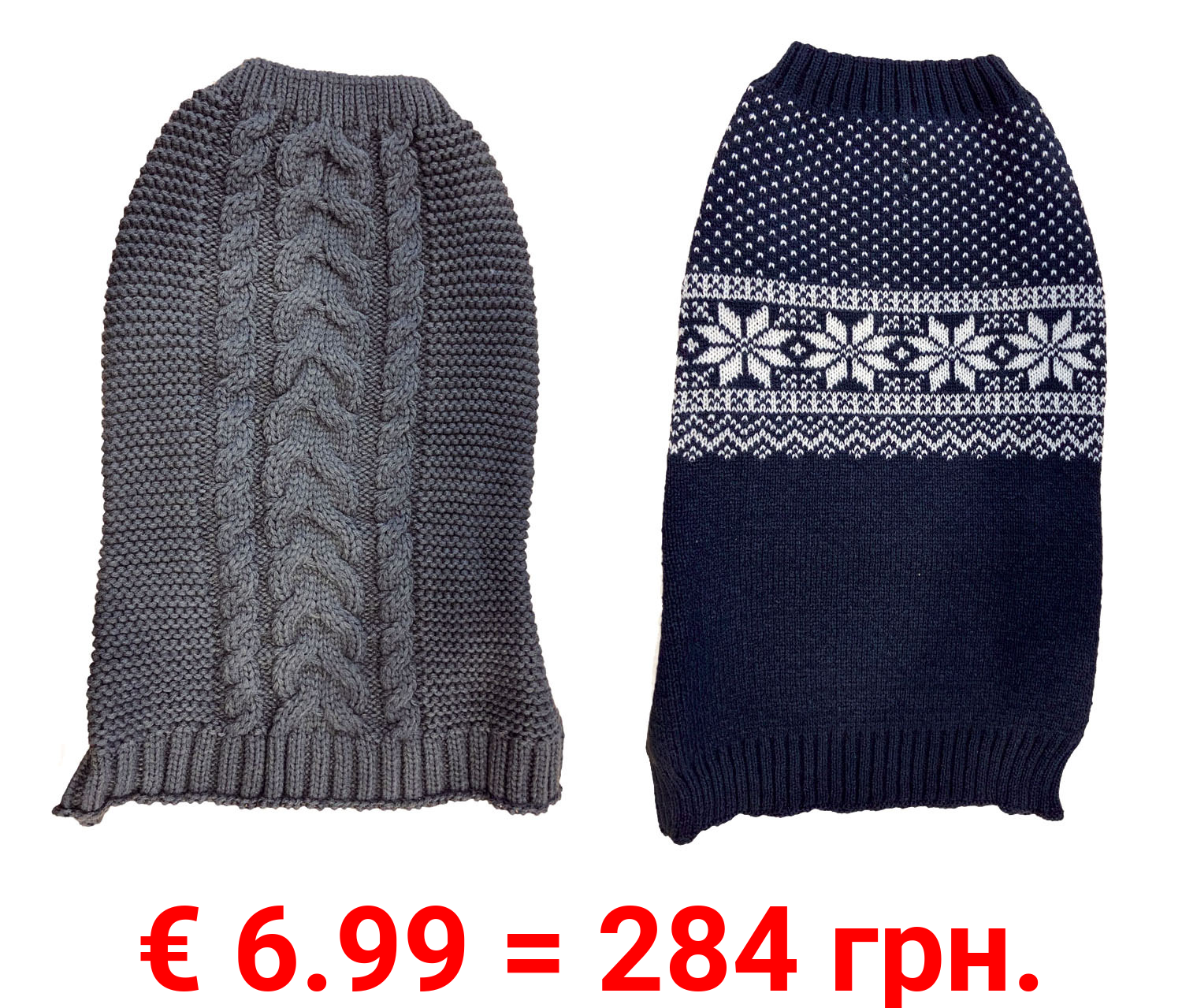 Zoofari Hundepullover, klassisches Strick-Design