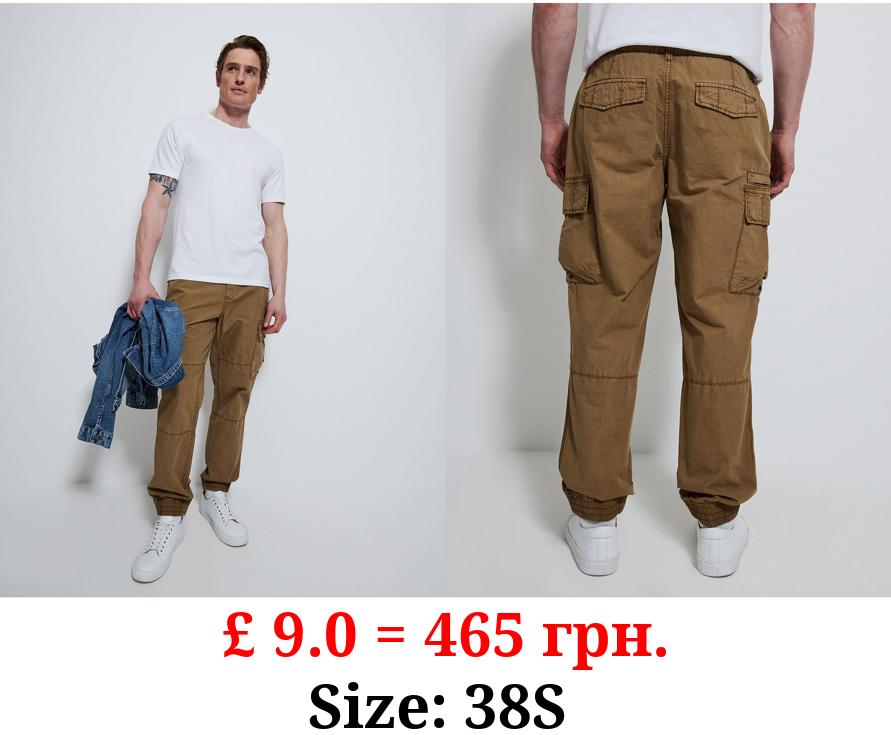 Tan Cargo Trousers