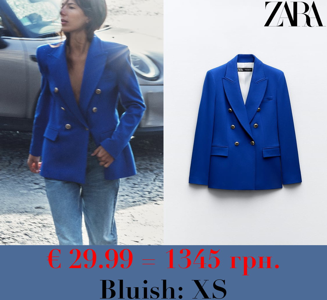 TAILORED DOUBLE-BREASTED BLAZER