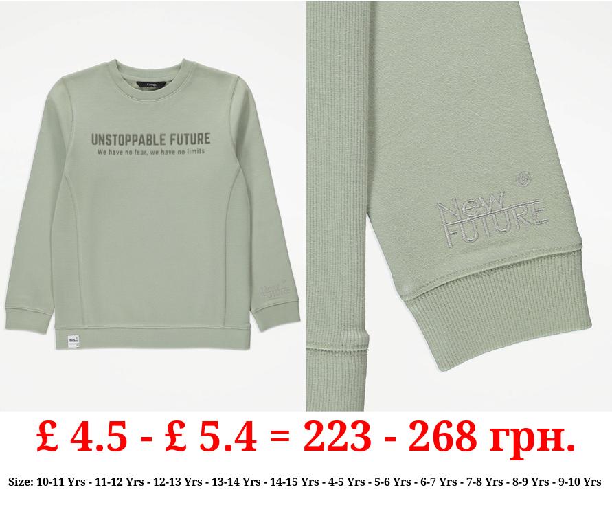 Sage Green Unstoppable Future Sweatshirt