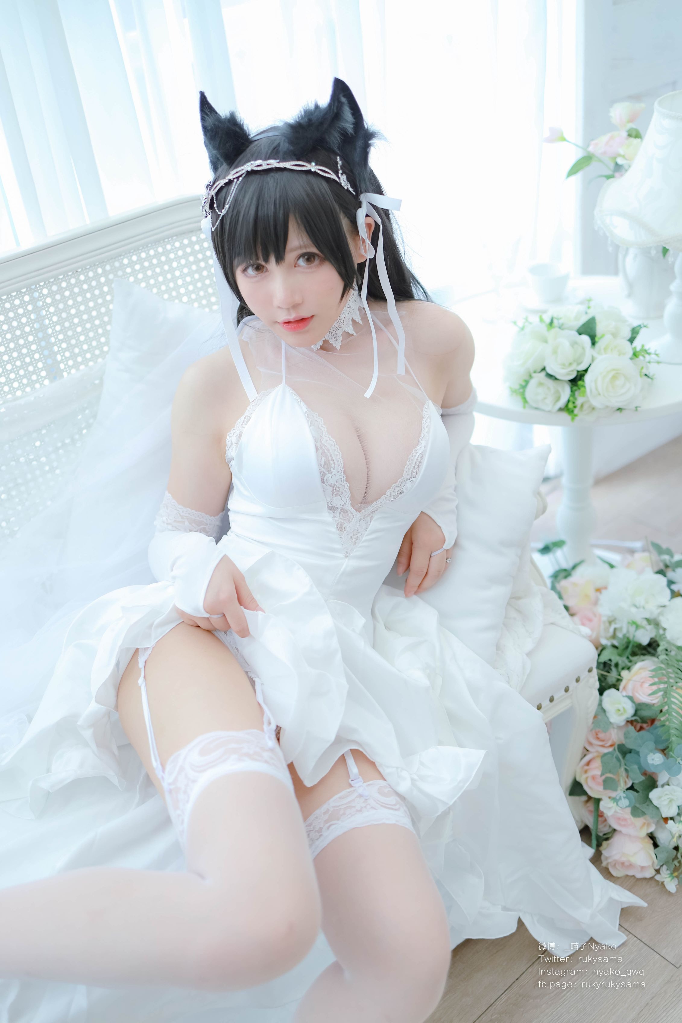 Nyako喵子 爱宕婚纱(62P177MB) 51