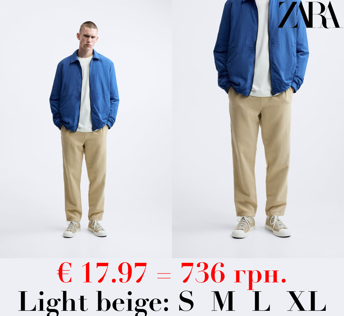 COTTON - LINEN TROUSERS