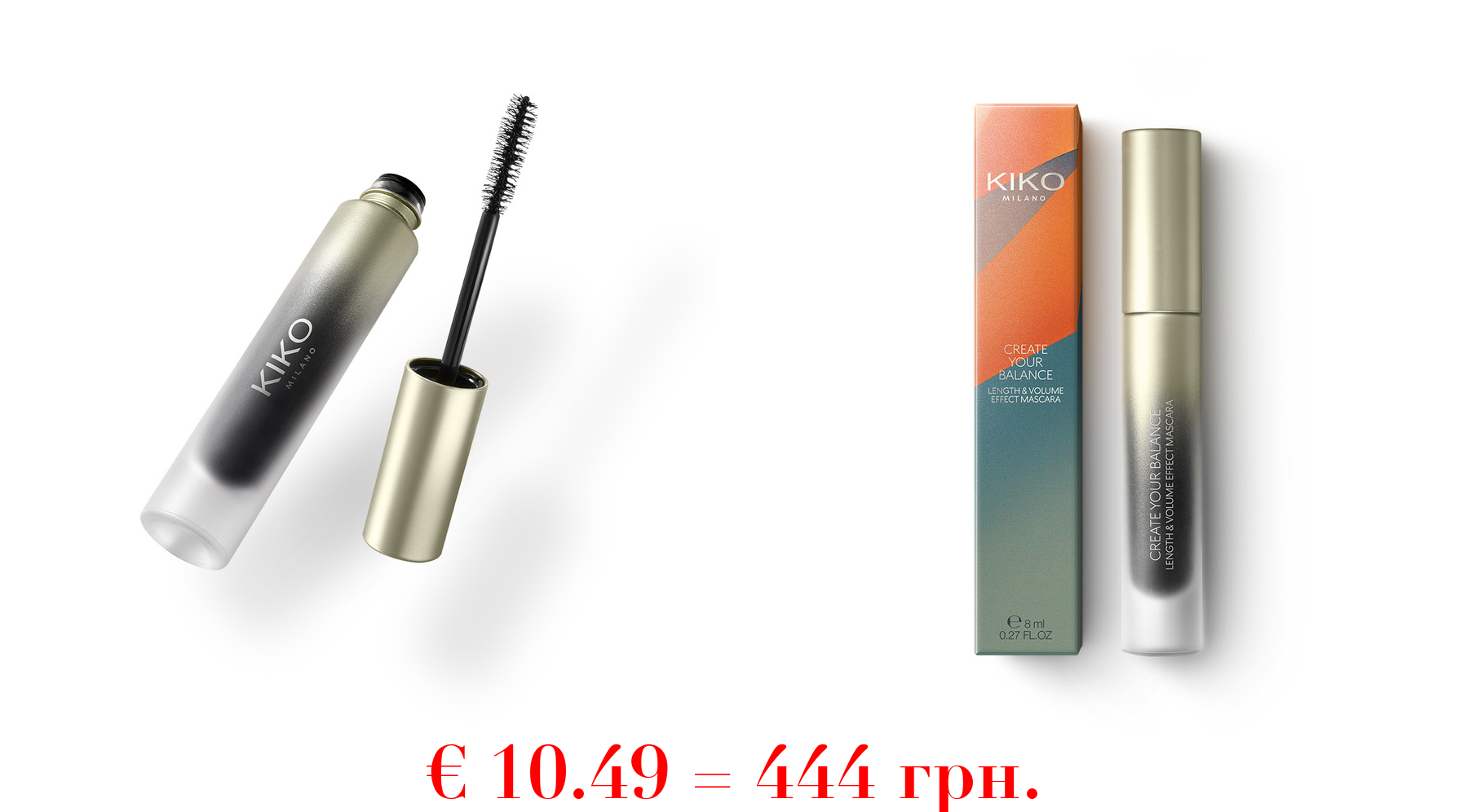 create your balance length & volume effect mascara