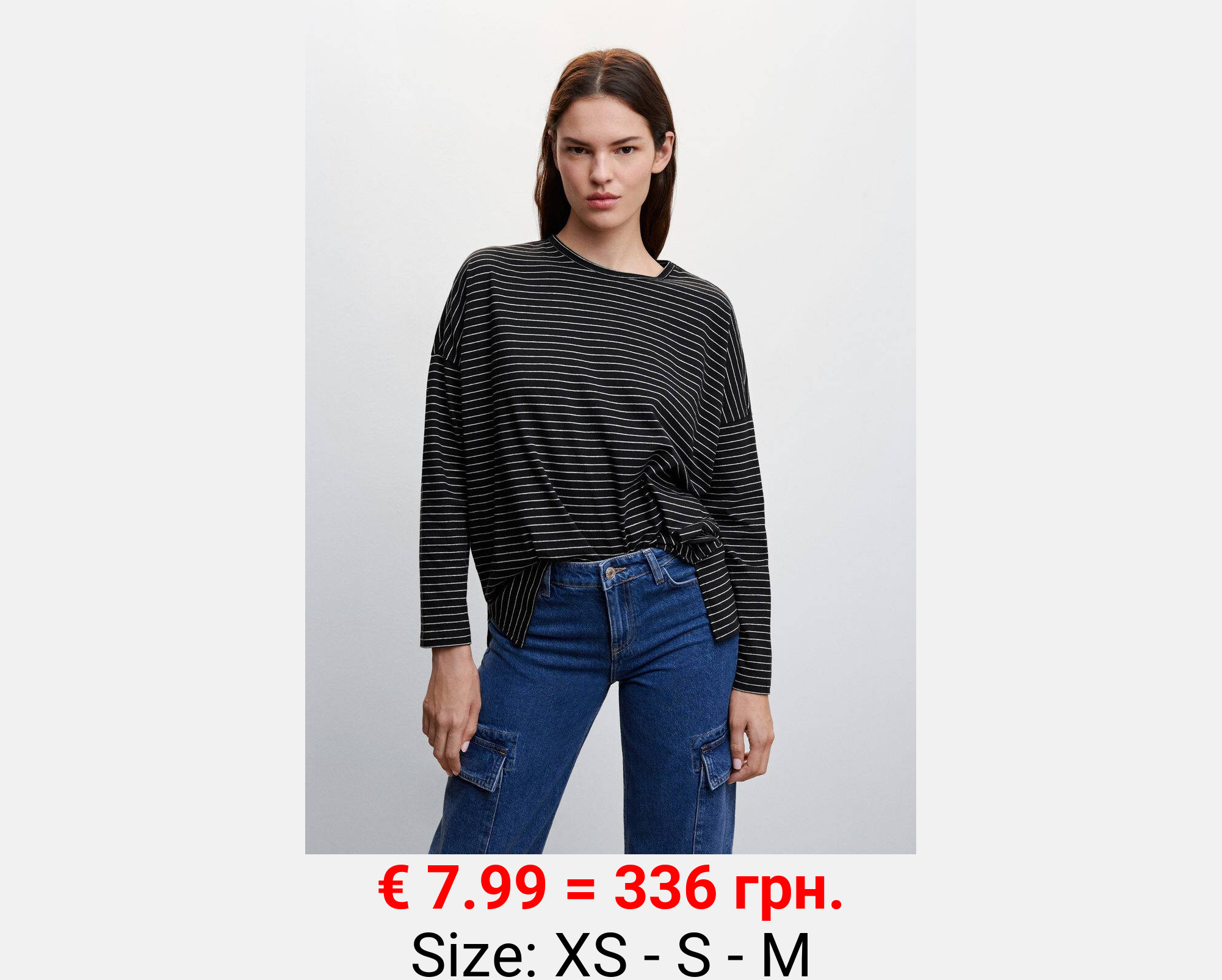 Camiseta manga larga oversize