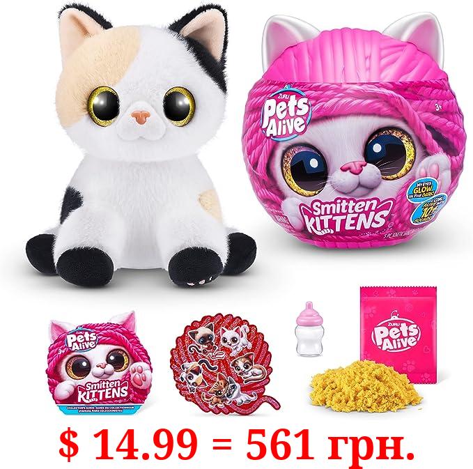 Pets Alive Smitten Kittens Surprise (Calico Cat Minx) by ZURU Nurture Play Soft Toy Unboxing Adopt Interactive 10 Sounds