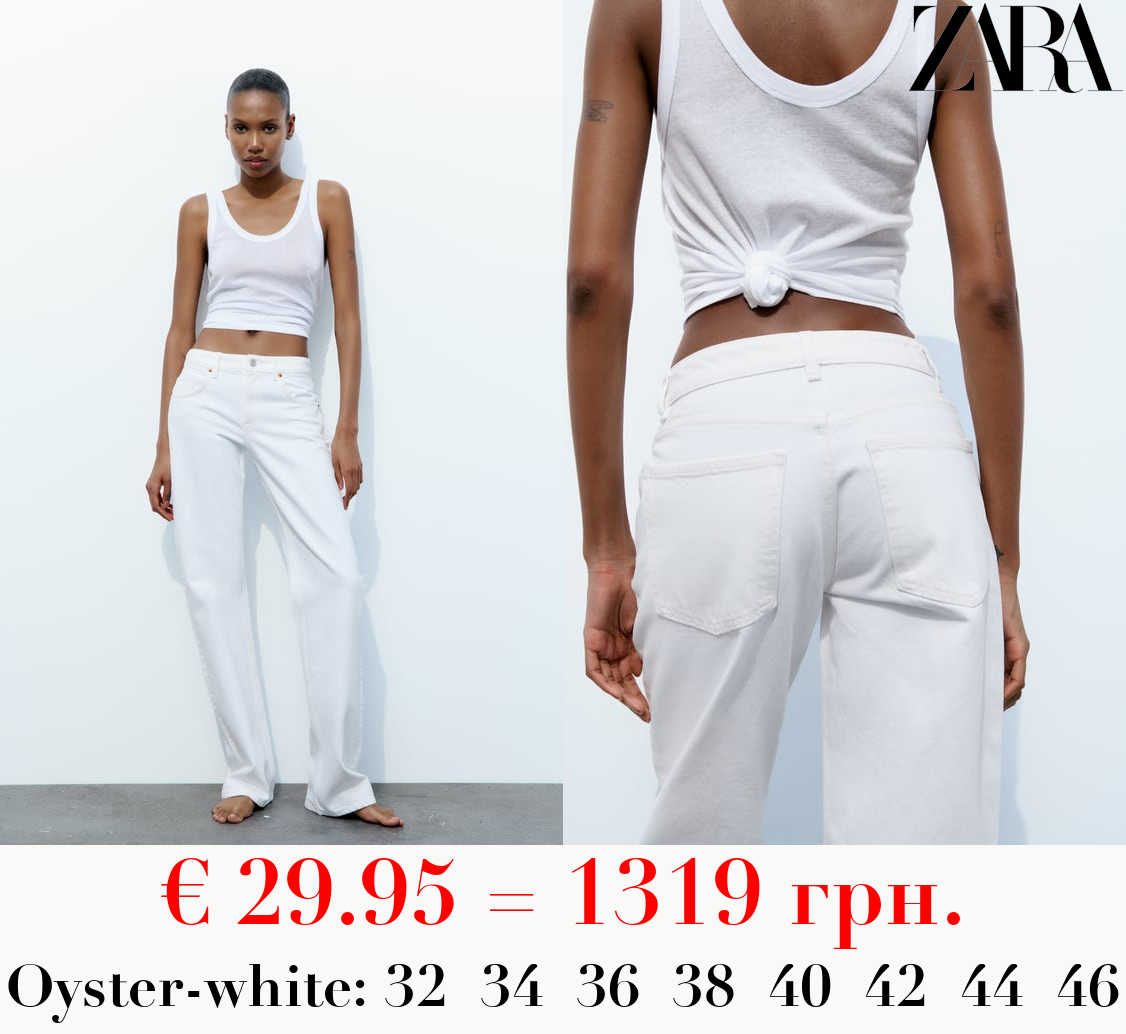 TRF WIDE-LEG MID-RISE FULL LENGTH JEANS