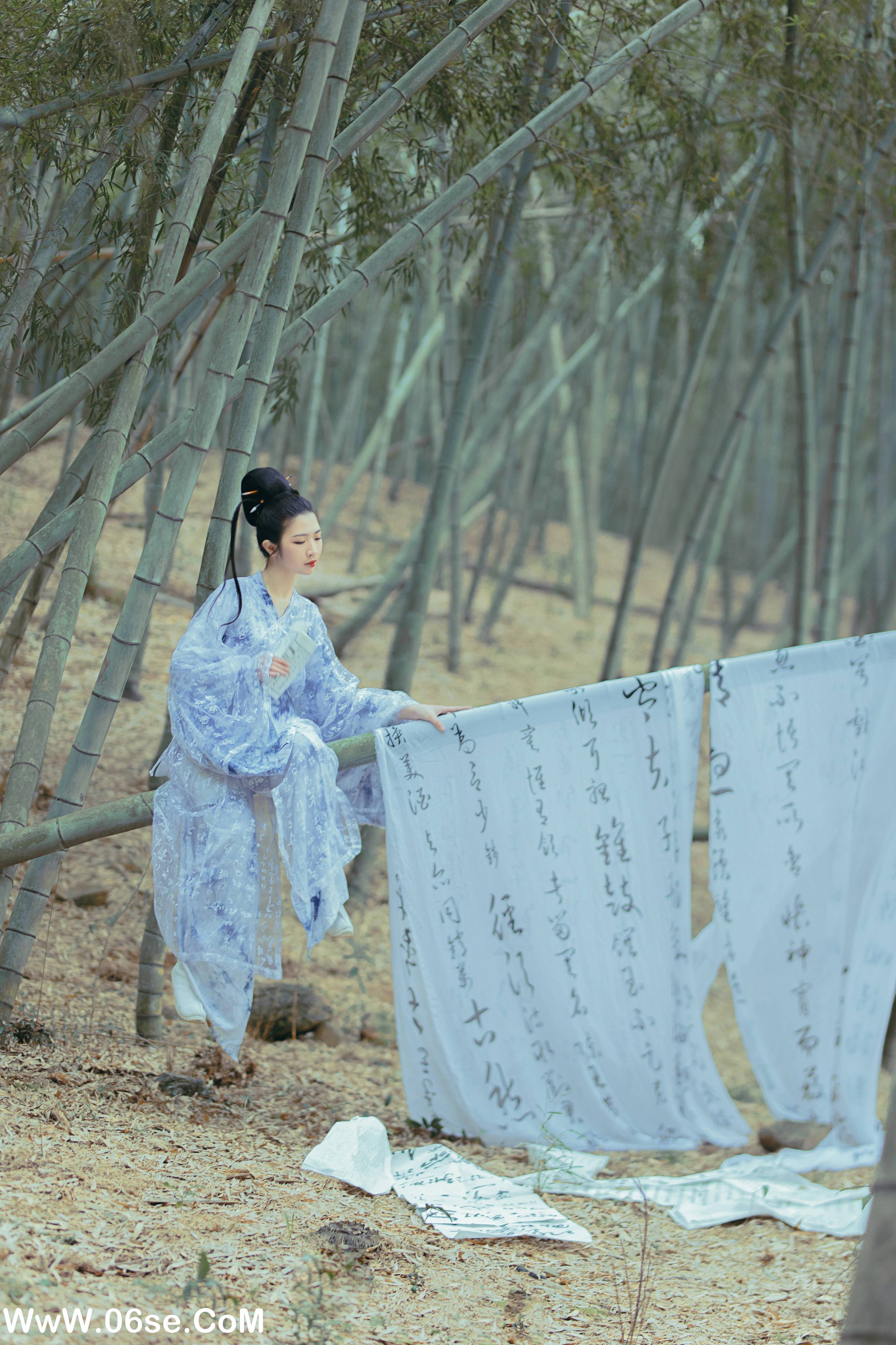 图片[3]-[YITUYU艺图语]2022.08.24 笔仙 君心蓝[21+1P／378MB]-六色网