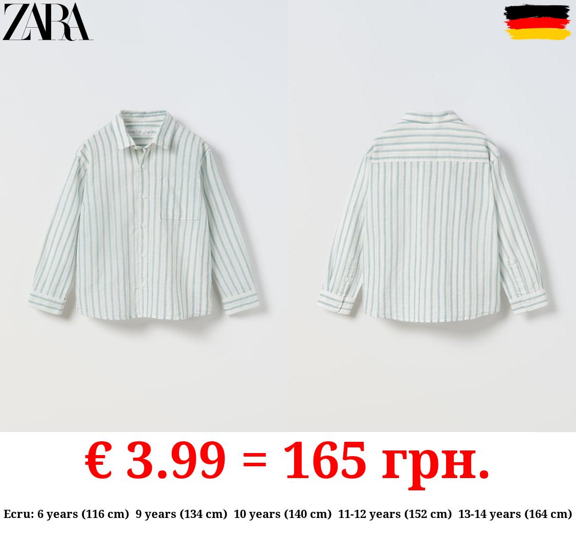 STRIPED SHIRT WITH POCKET