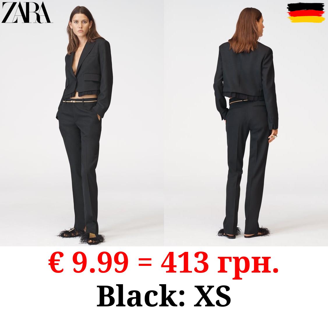 TROUSERS WITH A MASCULINE WAISTBAND - LIMITED EDITION