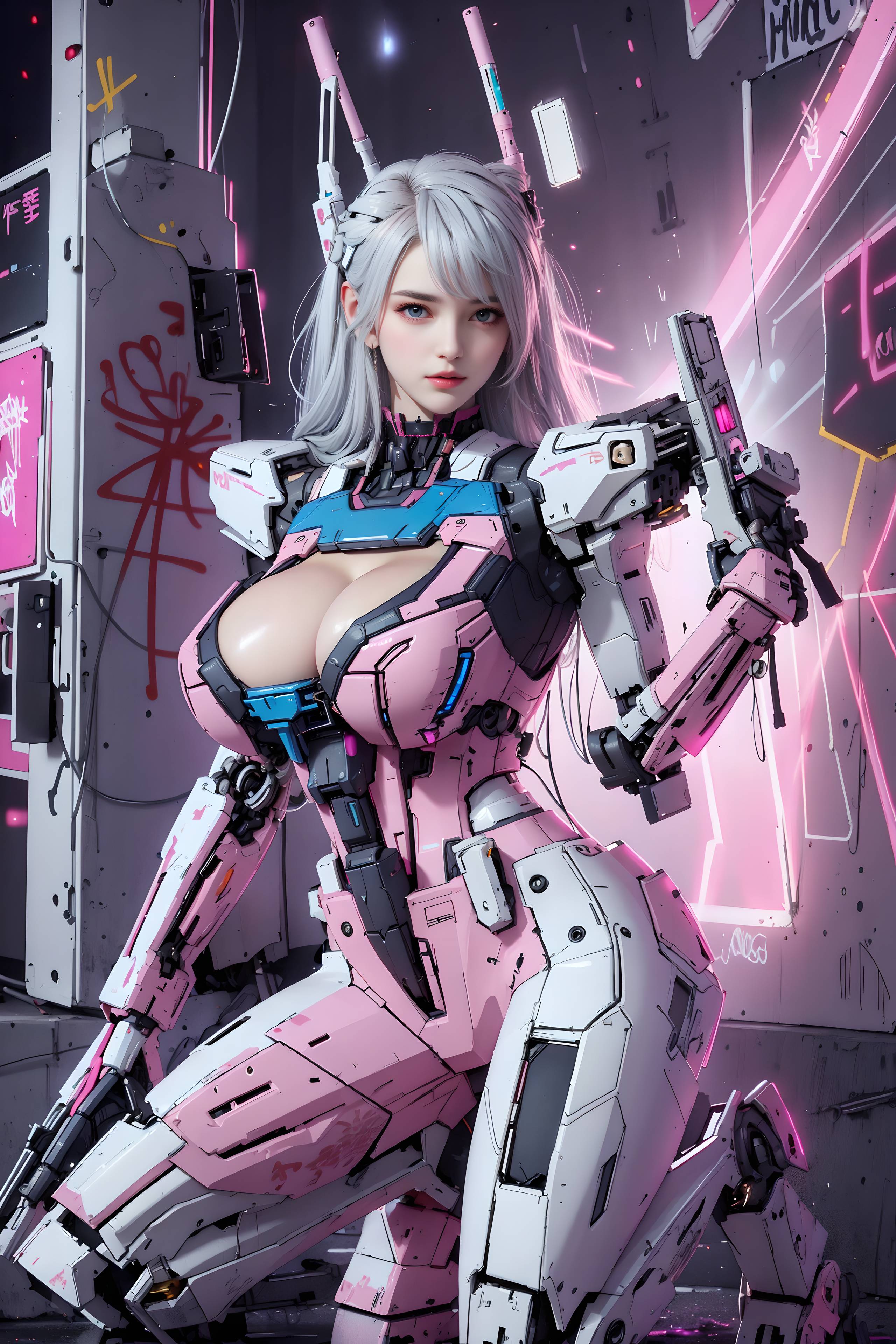 图片[35]-粉色高达_机甲少女-六色网
