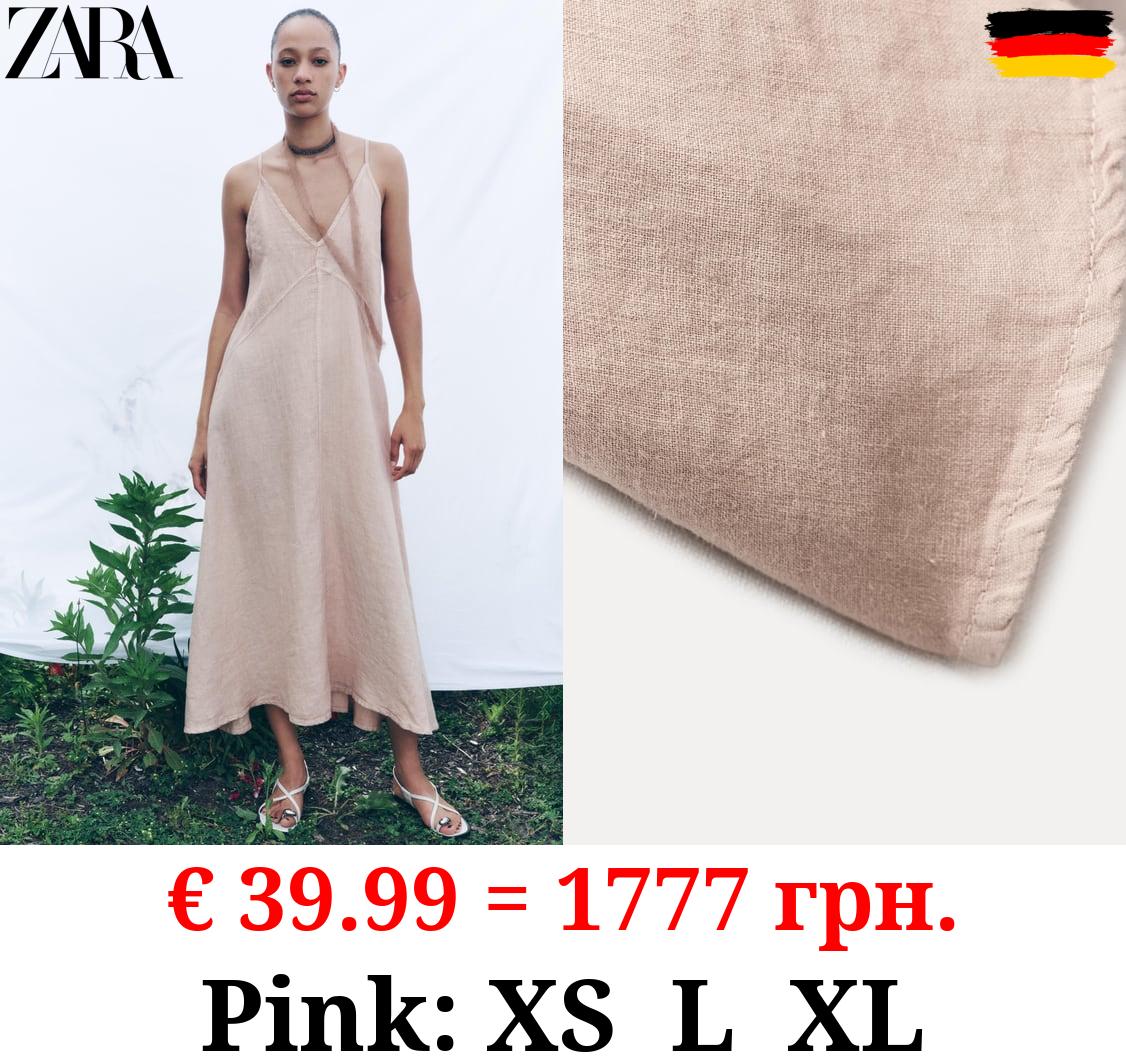 ZW COLLECTION 100% LINEN LONG DRESS