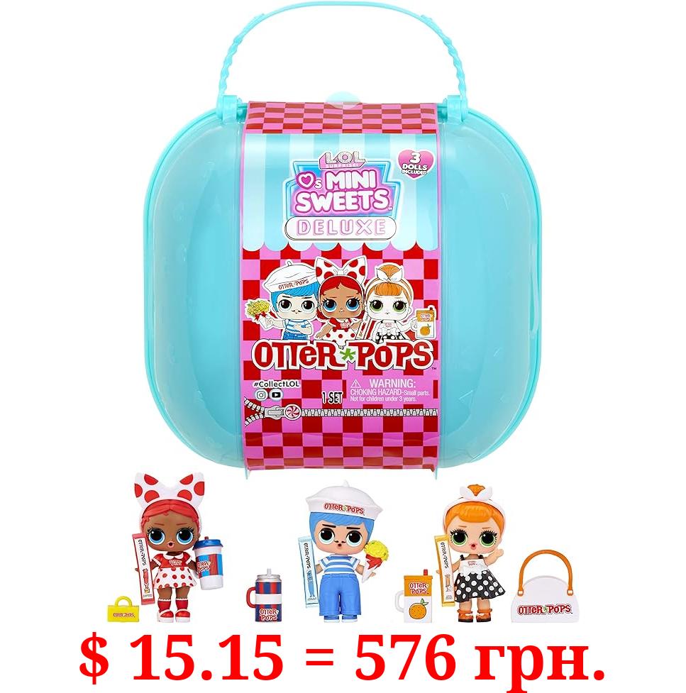 L.O.L. Surprise! Loves Mini Sweets Otter Pops Deluxe Pack with 20+ Surprises, Including 3 Collectible Dolls and Accessories, Holiday Toy, Great Gift Kids Ages 4 5 6+ Years Old(Multi Color)