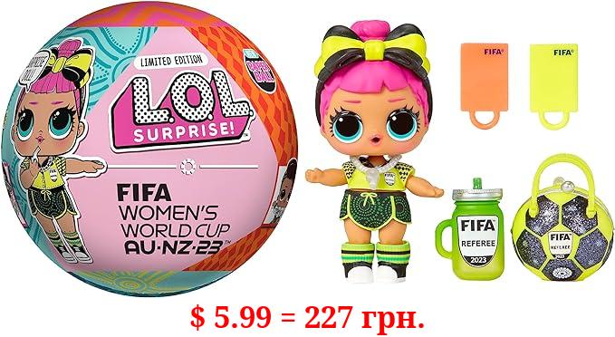 L.O.L. Surprise! X FIFA Women's World Cup Australia & New Zealand 2023 Dolls with 7 Surprises, Accessories, Limited Edition Dolls, Collectible Dolls, Soccer- Themed Dolls- Great Gift for Girls Age 4+