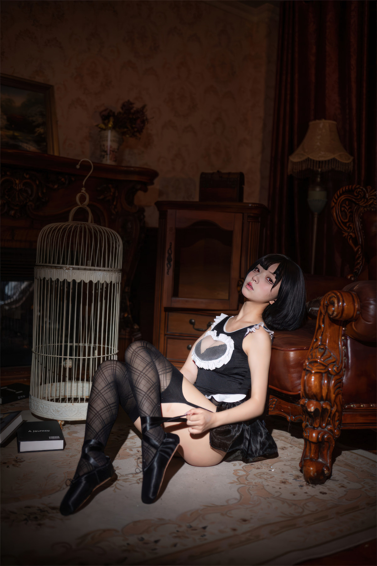 Cosplay 花铃 马戏团芭蕾 吊带袜高叉 25