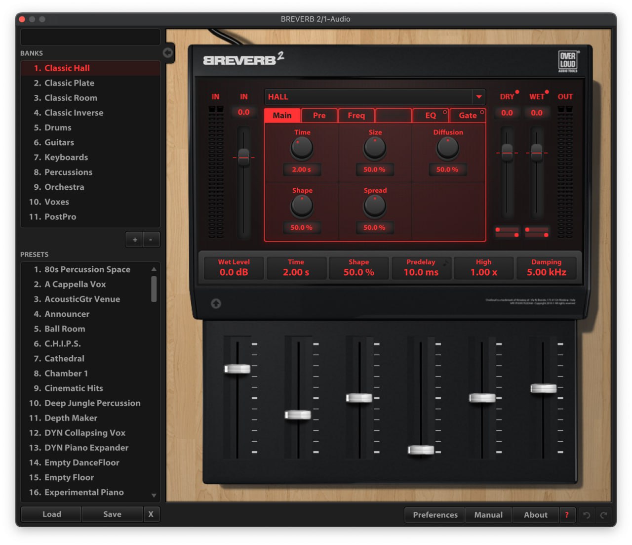 Plugin 2.6. BREVERB. BREVERB 2. Reverb VST. Overload VST.