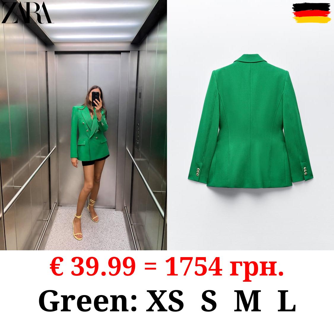 TAILORED DOUBLE-BREASTED BLAZER